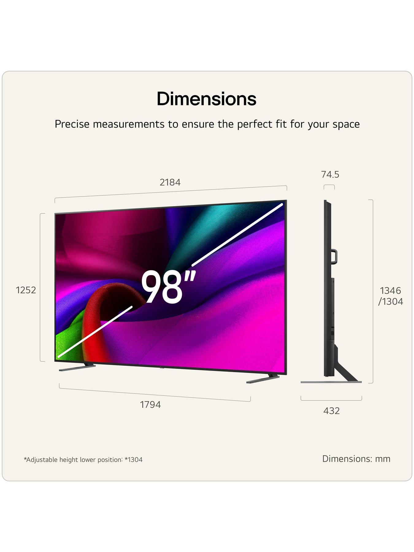 Image 3 of 7 of LG NANO 4K UHD AI NU90 98" 2026 4K Smart TV