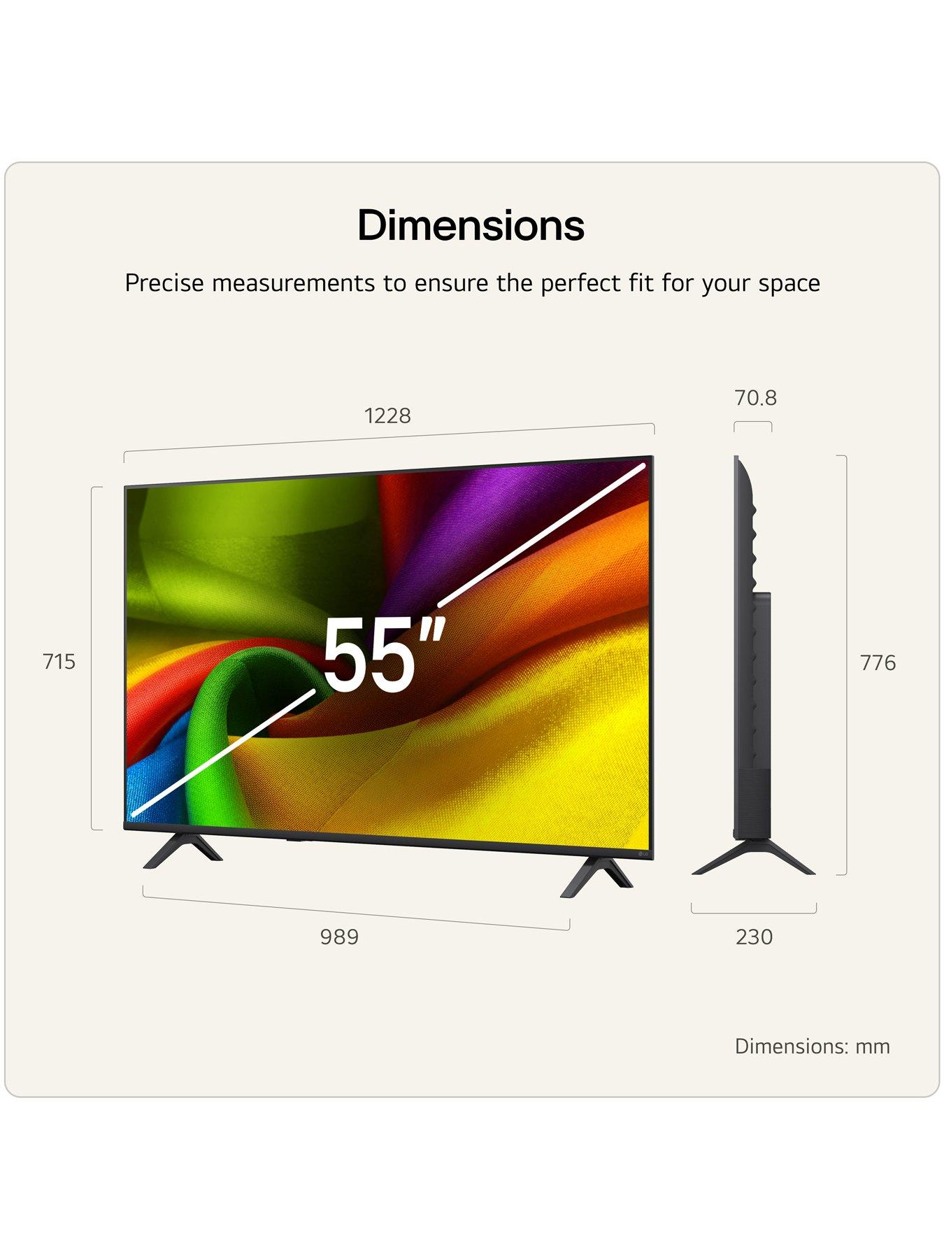 Image 3 of 7 of LG NANO 4K UHD AI NU85 55" 2026 4K Smart TV
