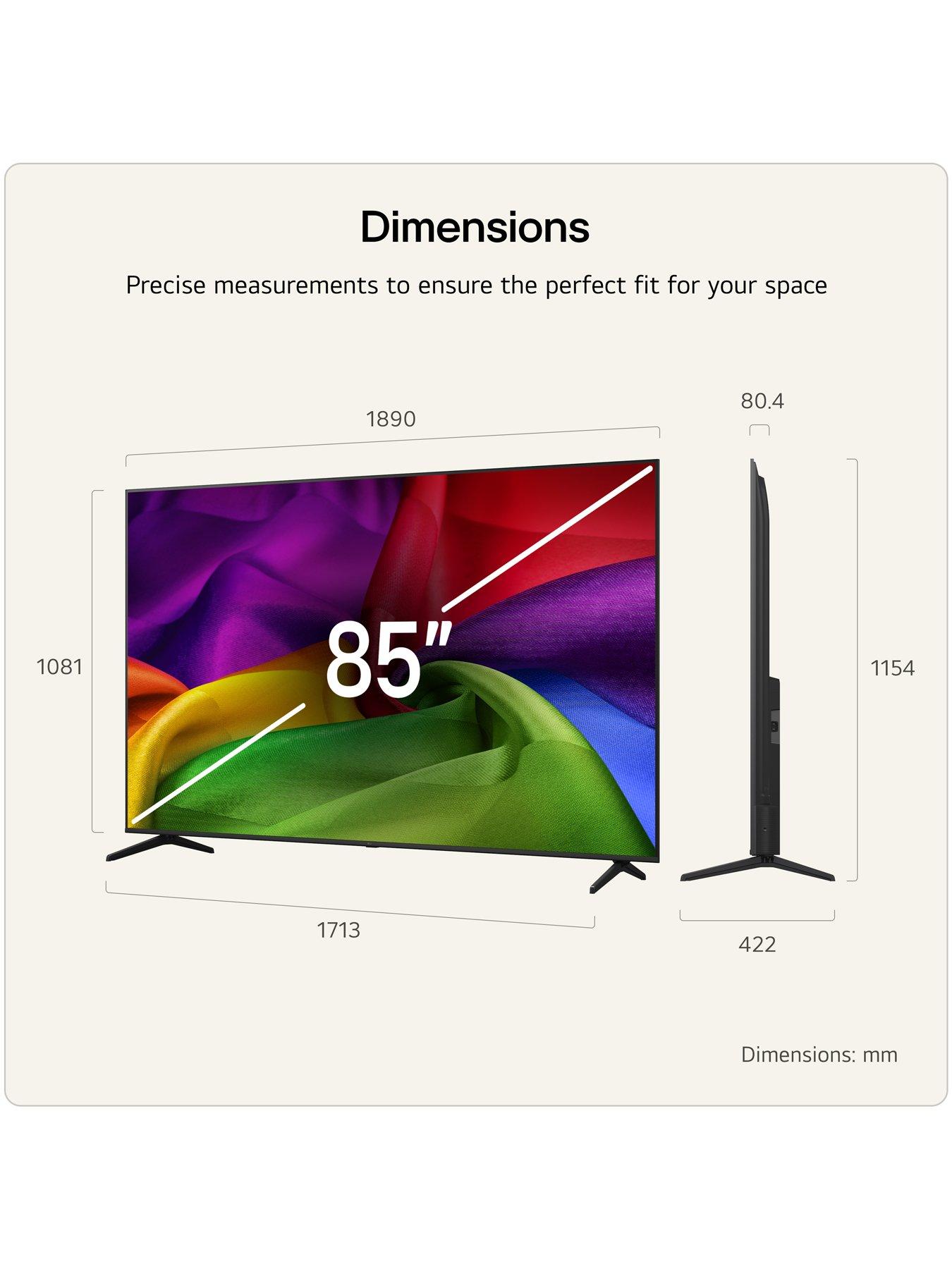 Image 3 of 7 of LG NANO 4K UHD AI NU80 85" 2026 4K Smart TV