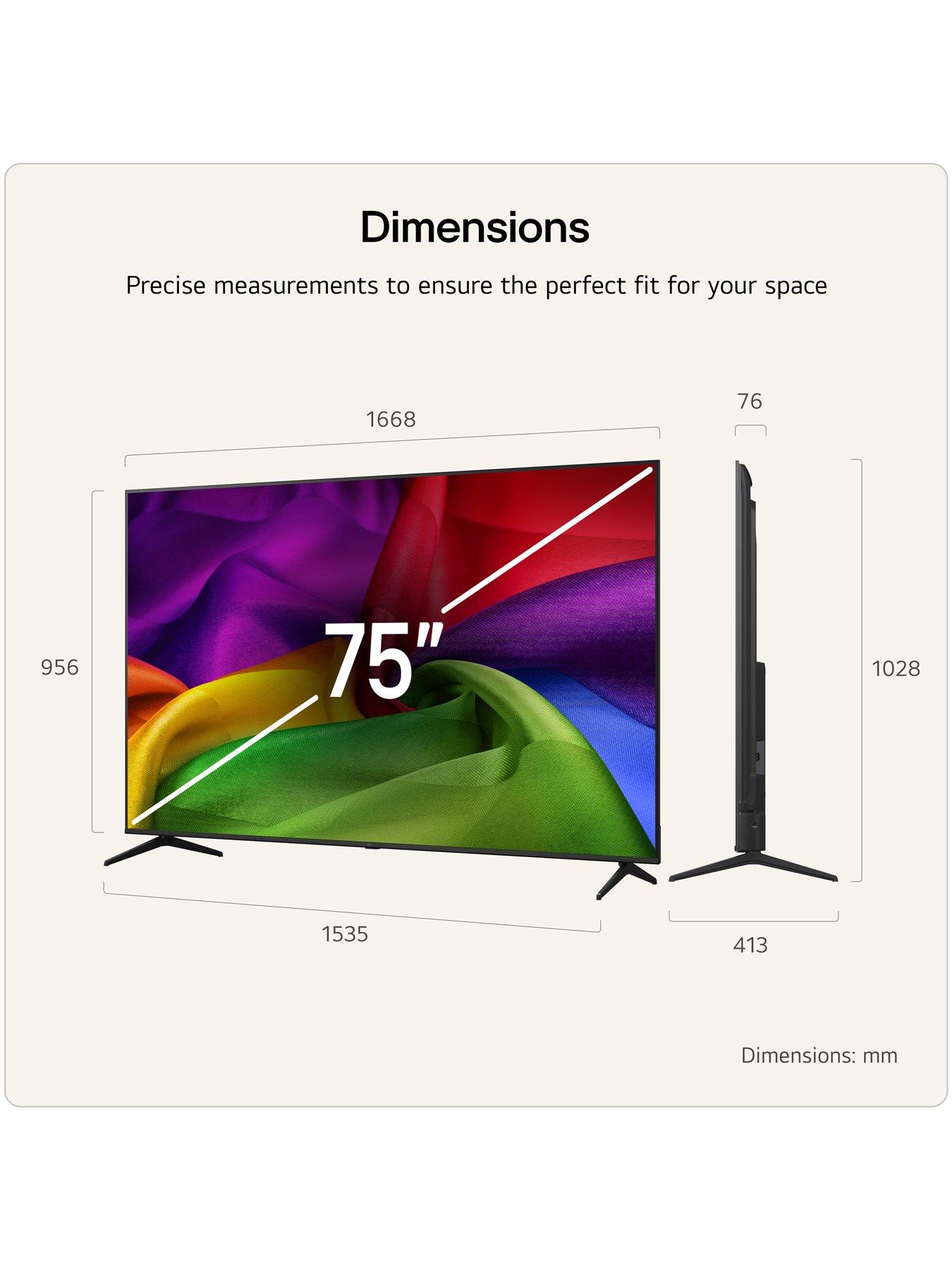 Image 3 of 7 of LG NANO 4K UHD AI NU80 75" 2026 4K Smart TV