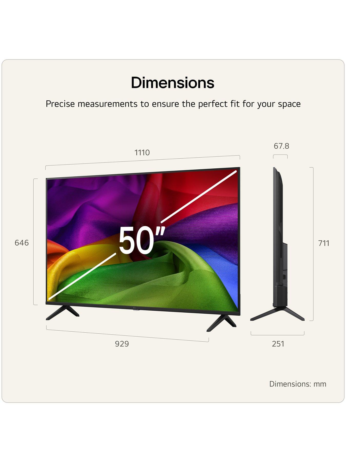 Image 3 of 7 of LG NANO 4K UHD AI NU80 50" 2026 4K Smart TV