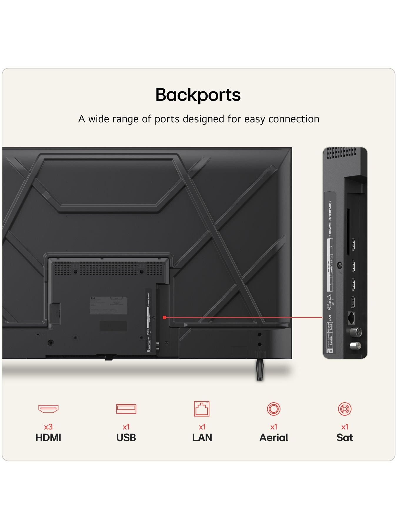 Image 7 of 7 of LG NANO 4K UHD AI NU80 50" 2026 4K Smart TV