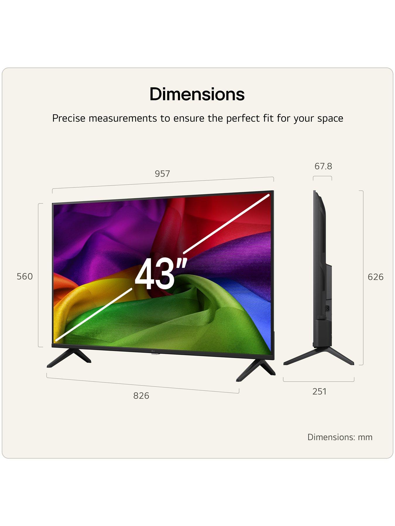 Image 3 of 7 of LG NANO 4K UHD AI NU80 43" 2026 4K Smart TV