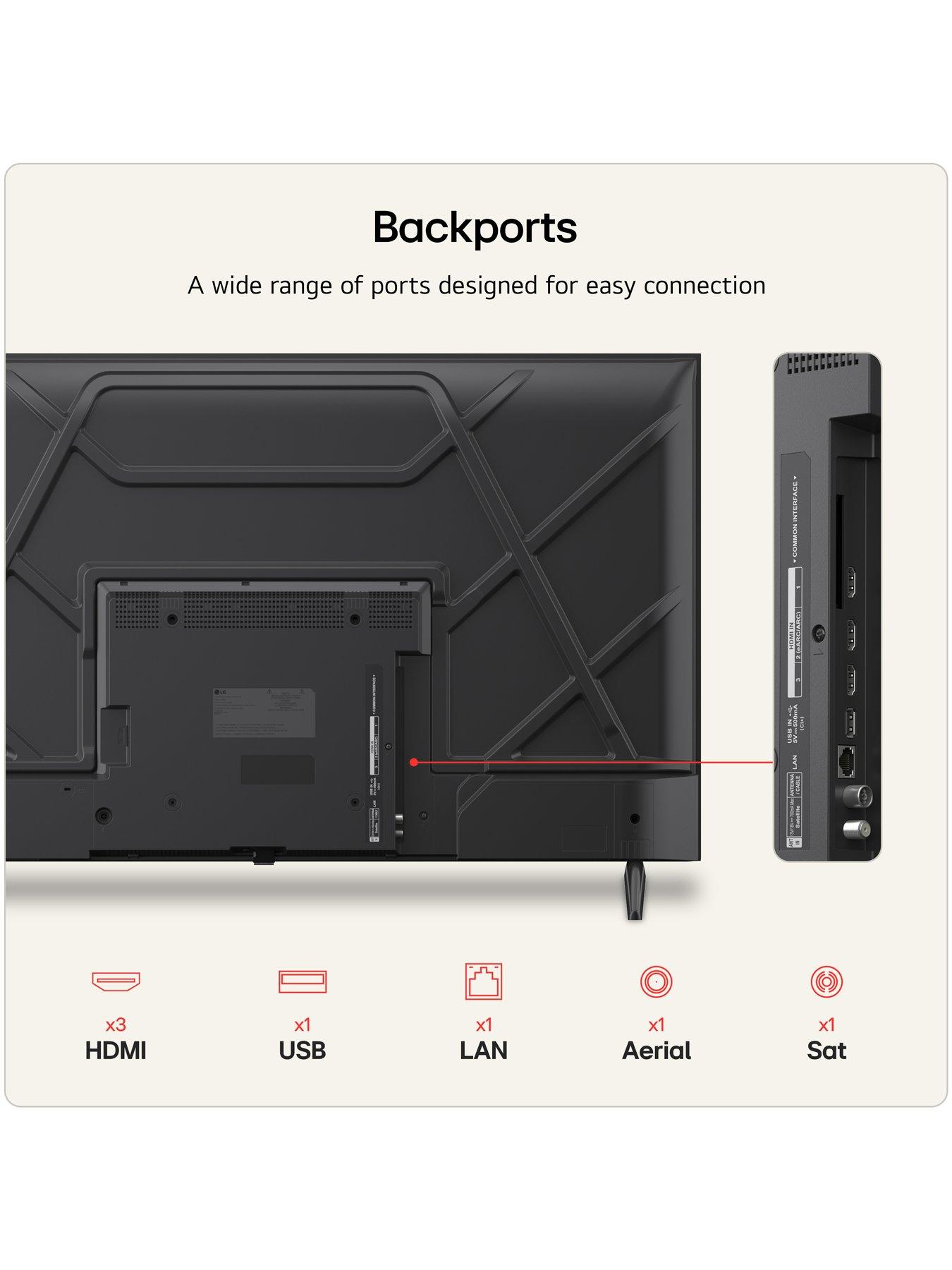Image 7 of 7 of LG NANO 4K UHD AI NU80 43" 2026 4K Smart TV