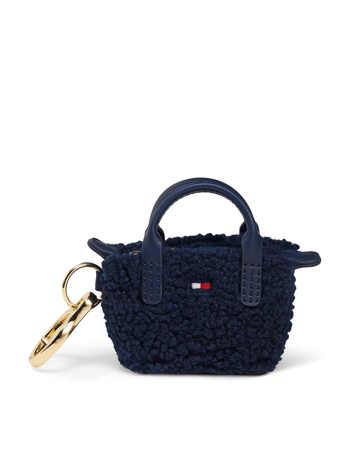 Tommy Hilfiger Girls Mini Bag Charm - Dark Blue