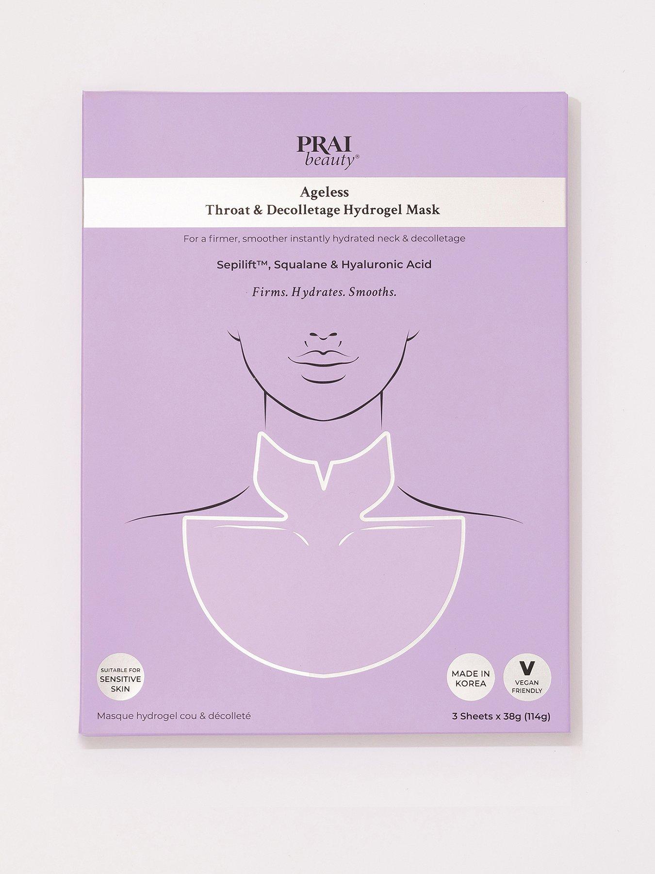 Prai Beauty Ageless Throat  &  Decolletage Mask 3 Pack