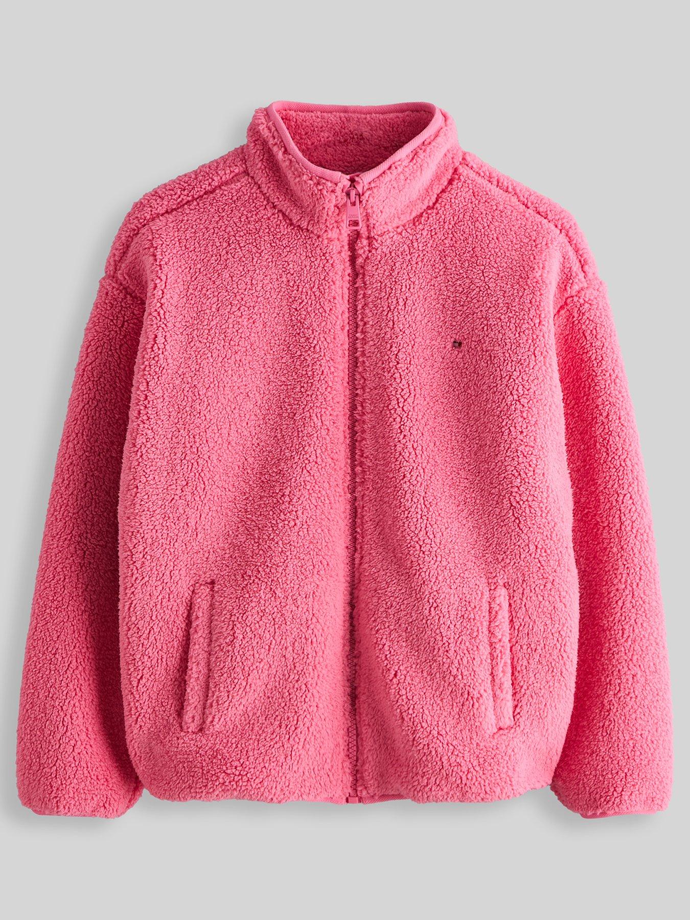 Tommy Hilfiger Girls Flag Full Zip Sweatshirt - Pink