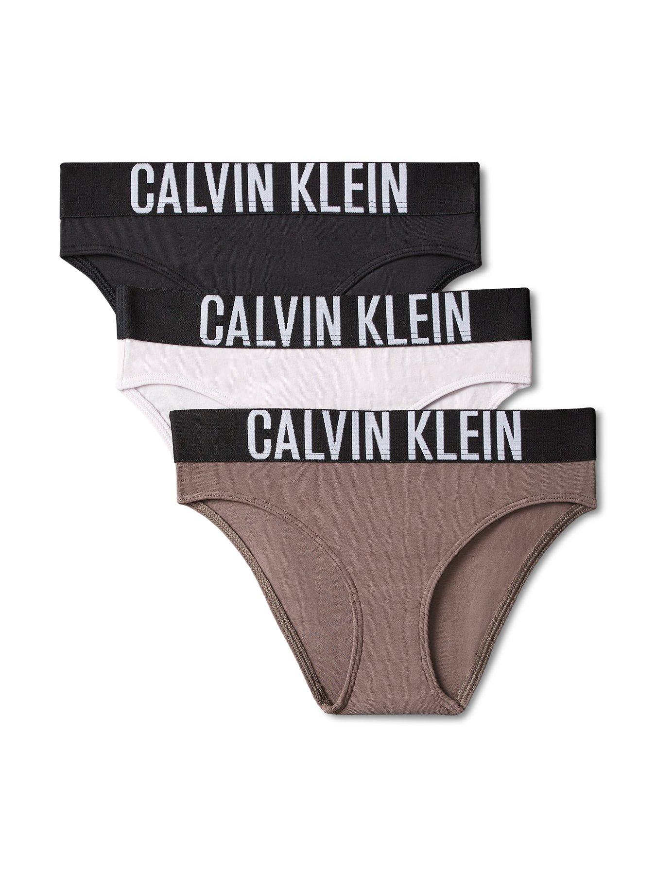 Calvin Klein Girls 3 Pack Intense Brief - Multi