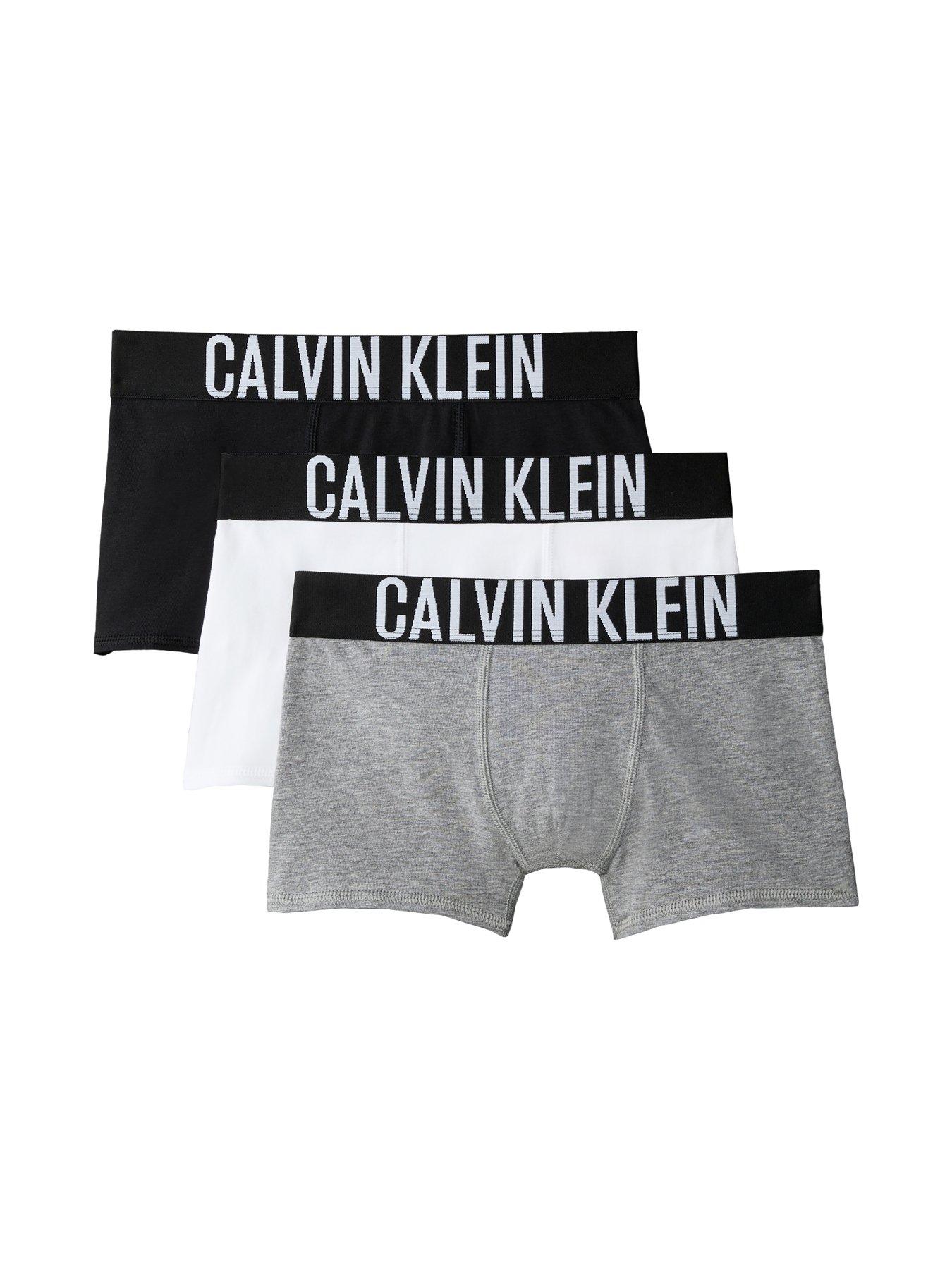 Image 1 of 2 of Calvin Klein Boys 3 Pack Intense Trunk - Multi