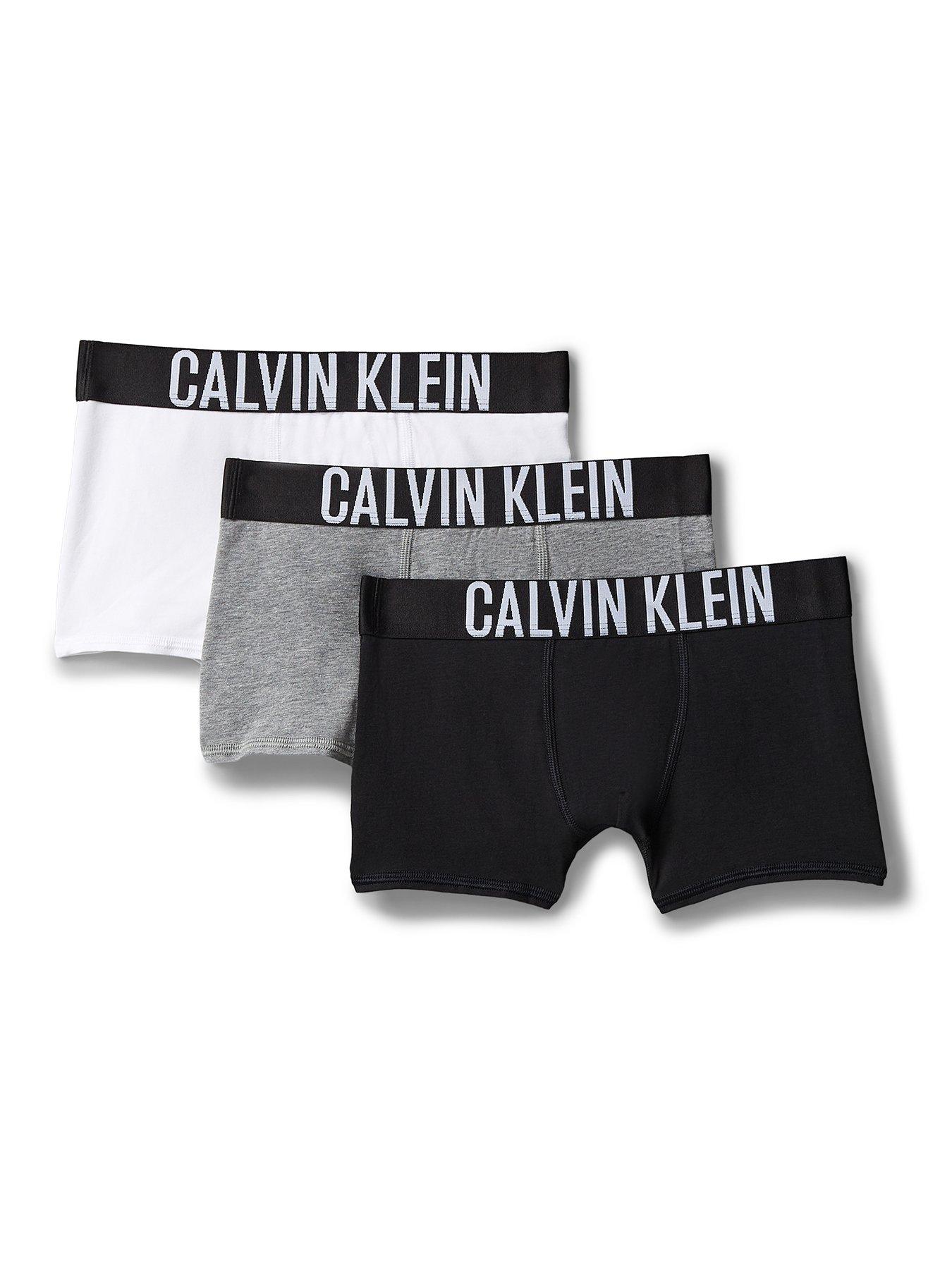 Image 2 of 2 of Calvin Klein Boys 3 Pack Intense Trunk - Multi
