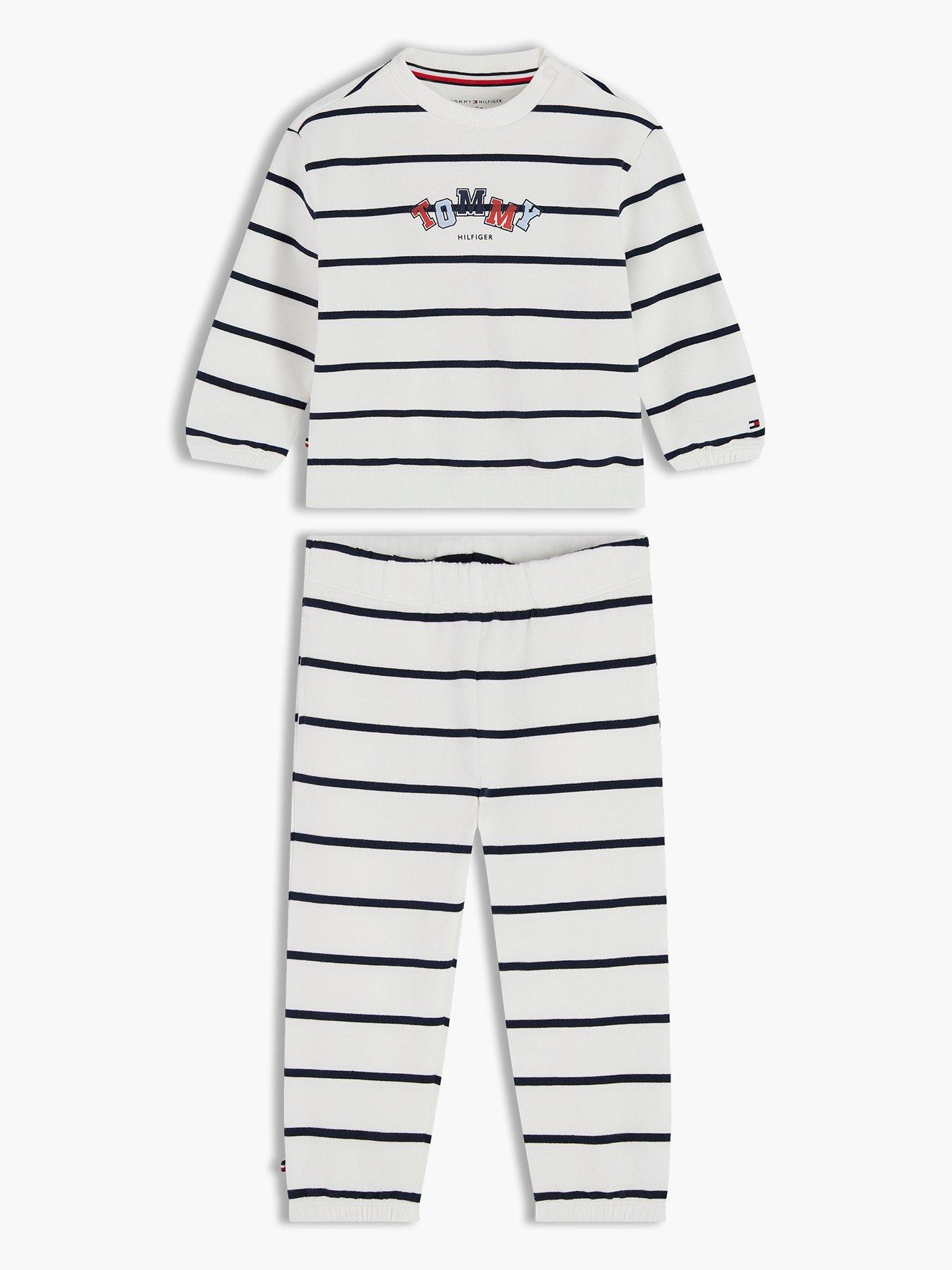 Tommy Hilfiger Baby Heart Flag Sweatshirt And Joggers Set - Multi