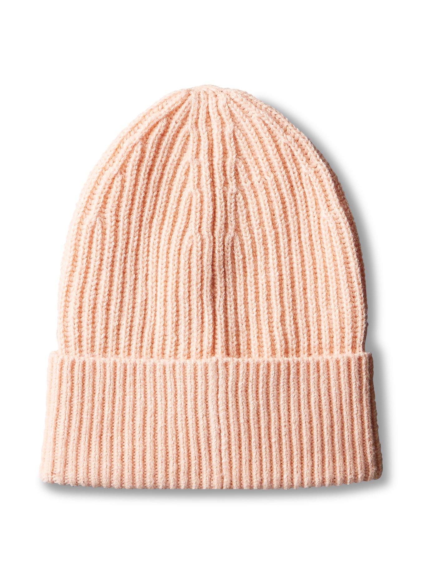 Image 2 of 3 of Calvin Klein Jeans Kids Monogram Rib Beanie - Pink