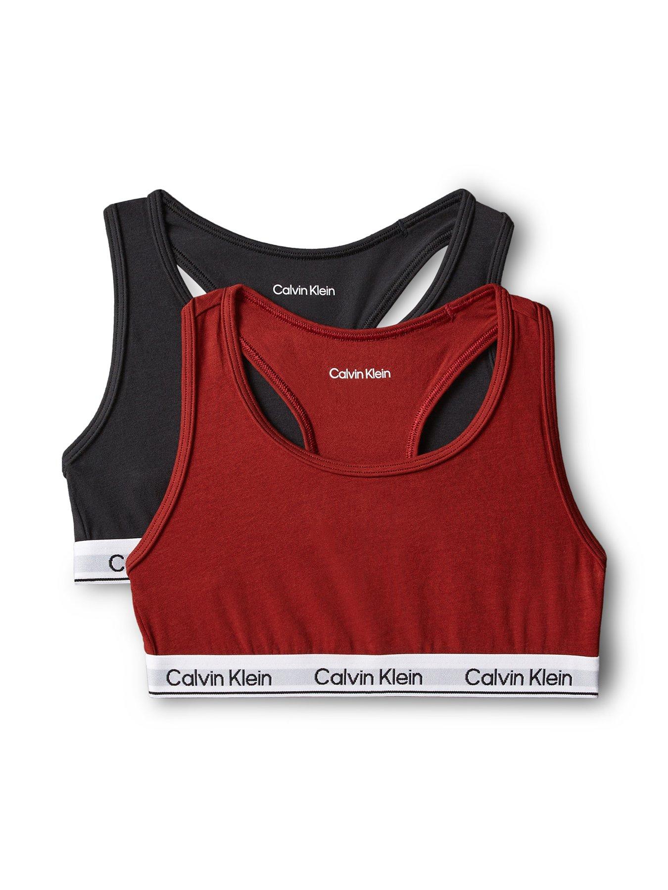 Calvin Klein Girls 2 Pack Modern Bralette - Multi