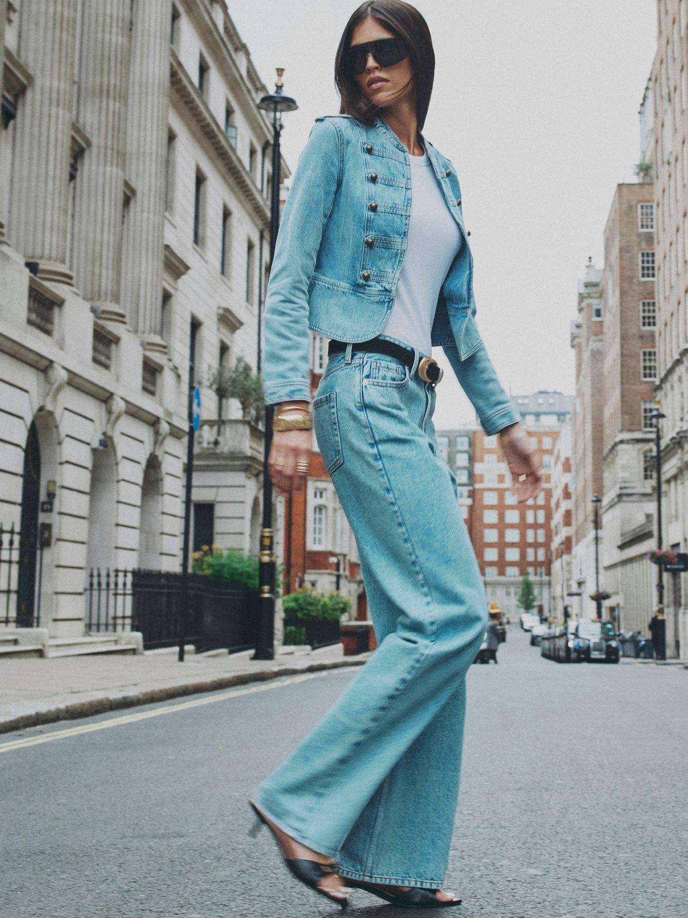River Island Kylie Relaxed Straight - Blue