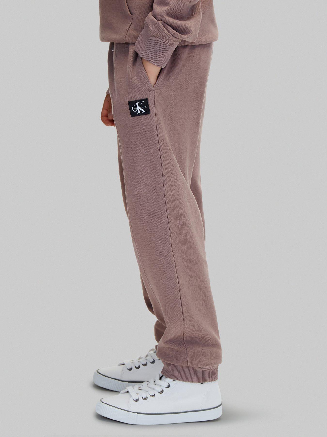 Image 5 of 6 of Calvin Klein Jeans Boys Monologo Badge Sweatpant - Grey