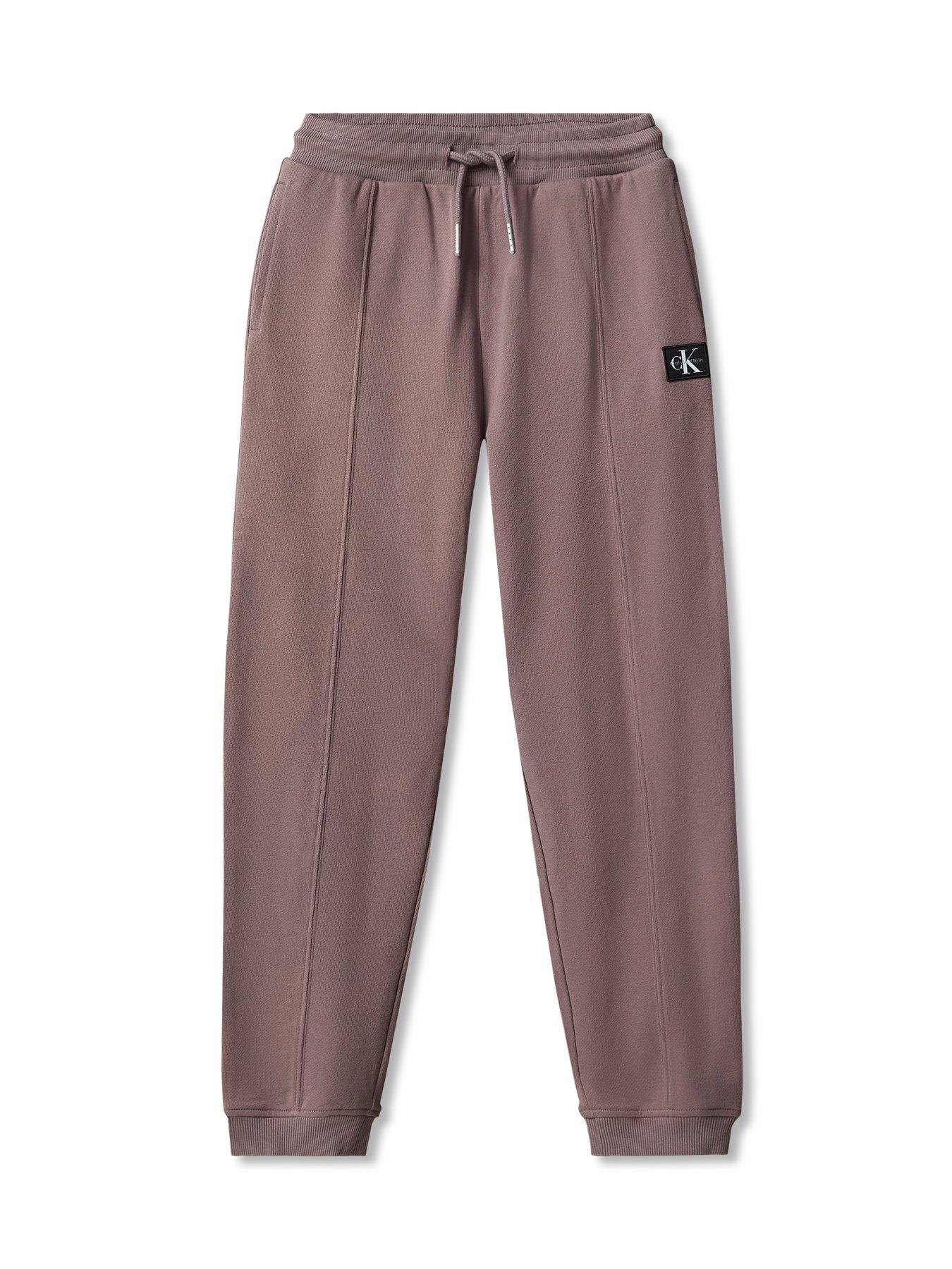 Image 6 of 6 of Calvin Klein Jeans Boys Monologo Badge Sweatpant - Grey