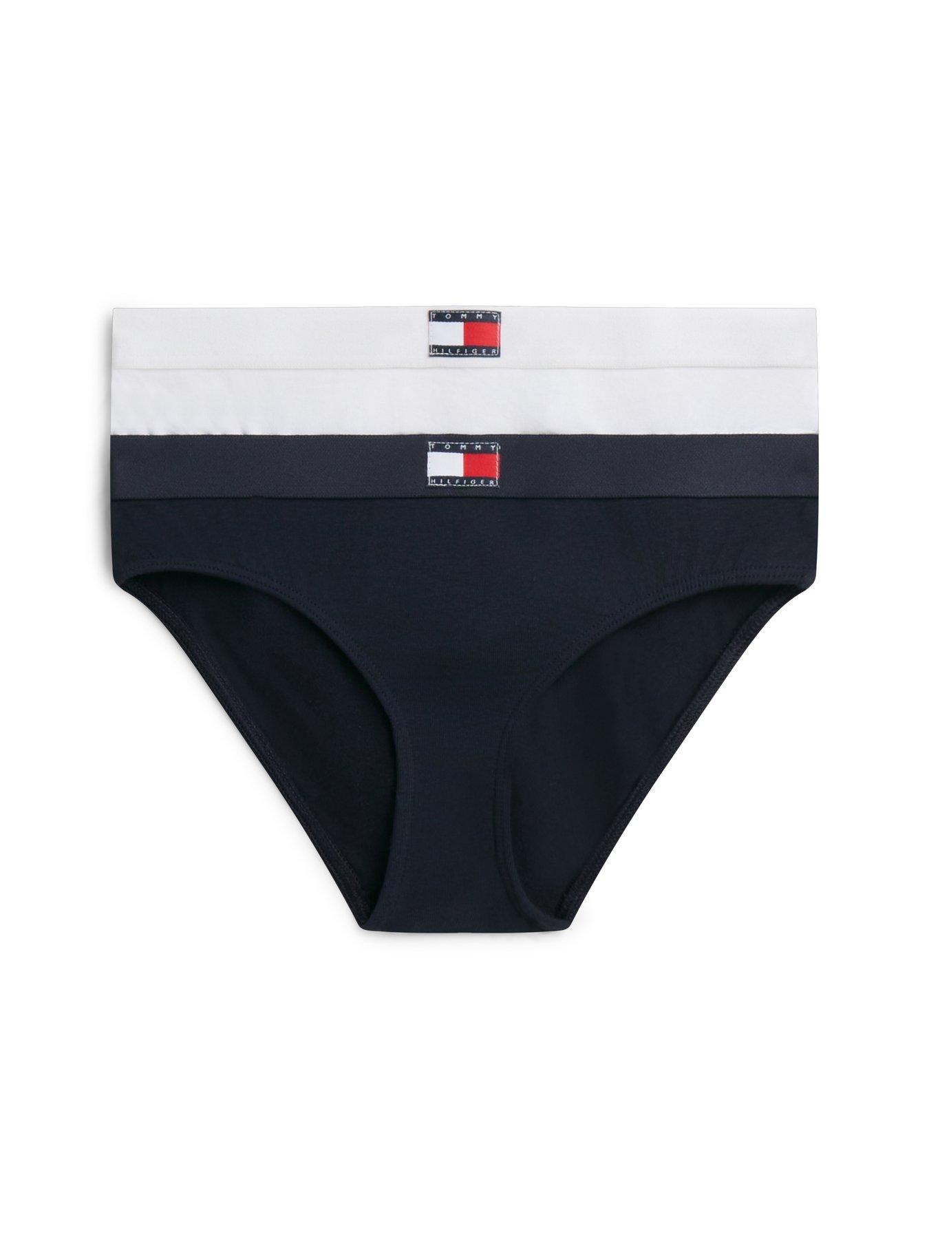 Tommy Hilfiger Girls 2 Pack Bikini Brief - Multi