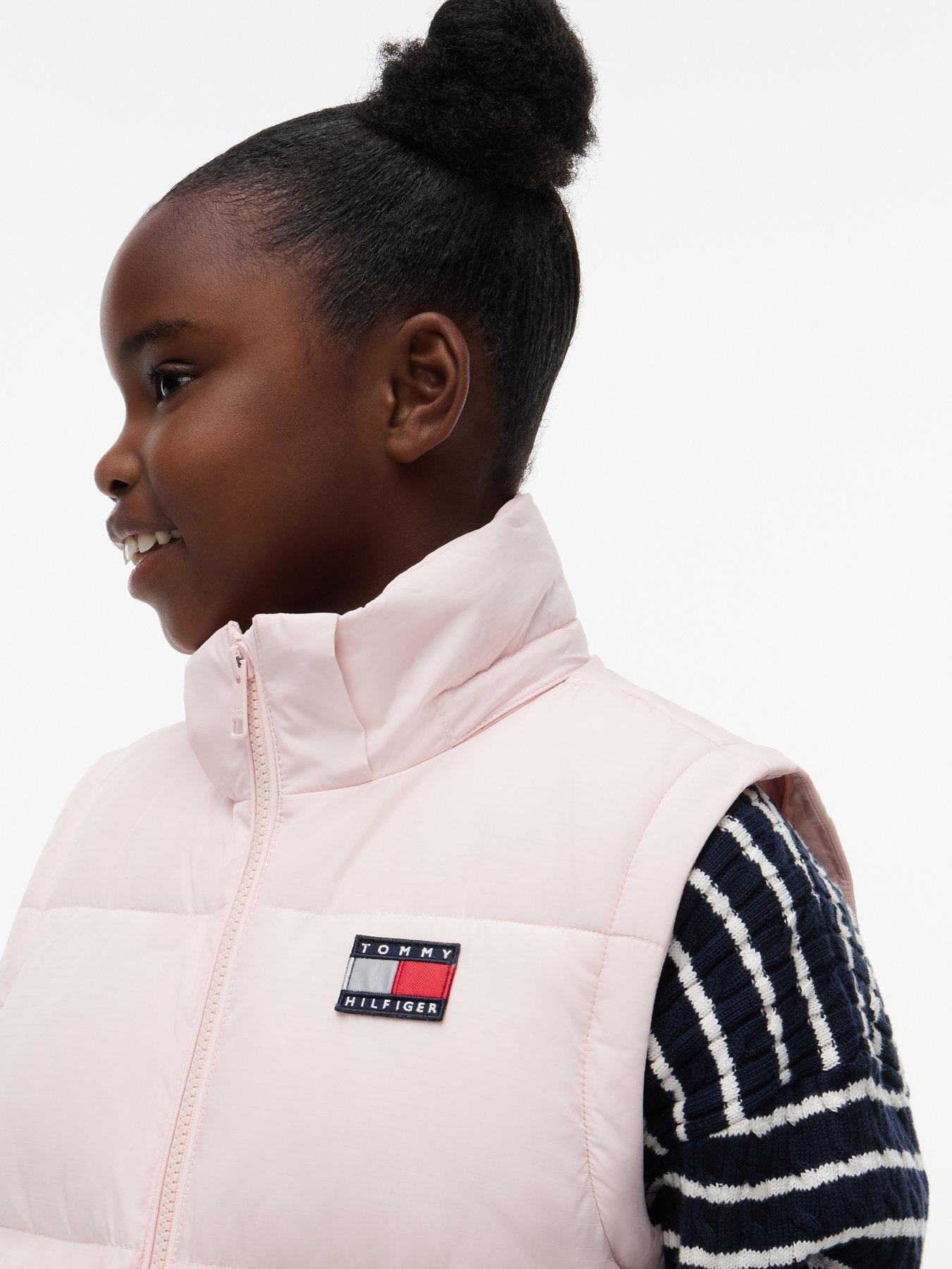 Image 3 of 3 of Tommy Hilfiger Girls Padded Jacket - Pink