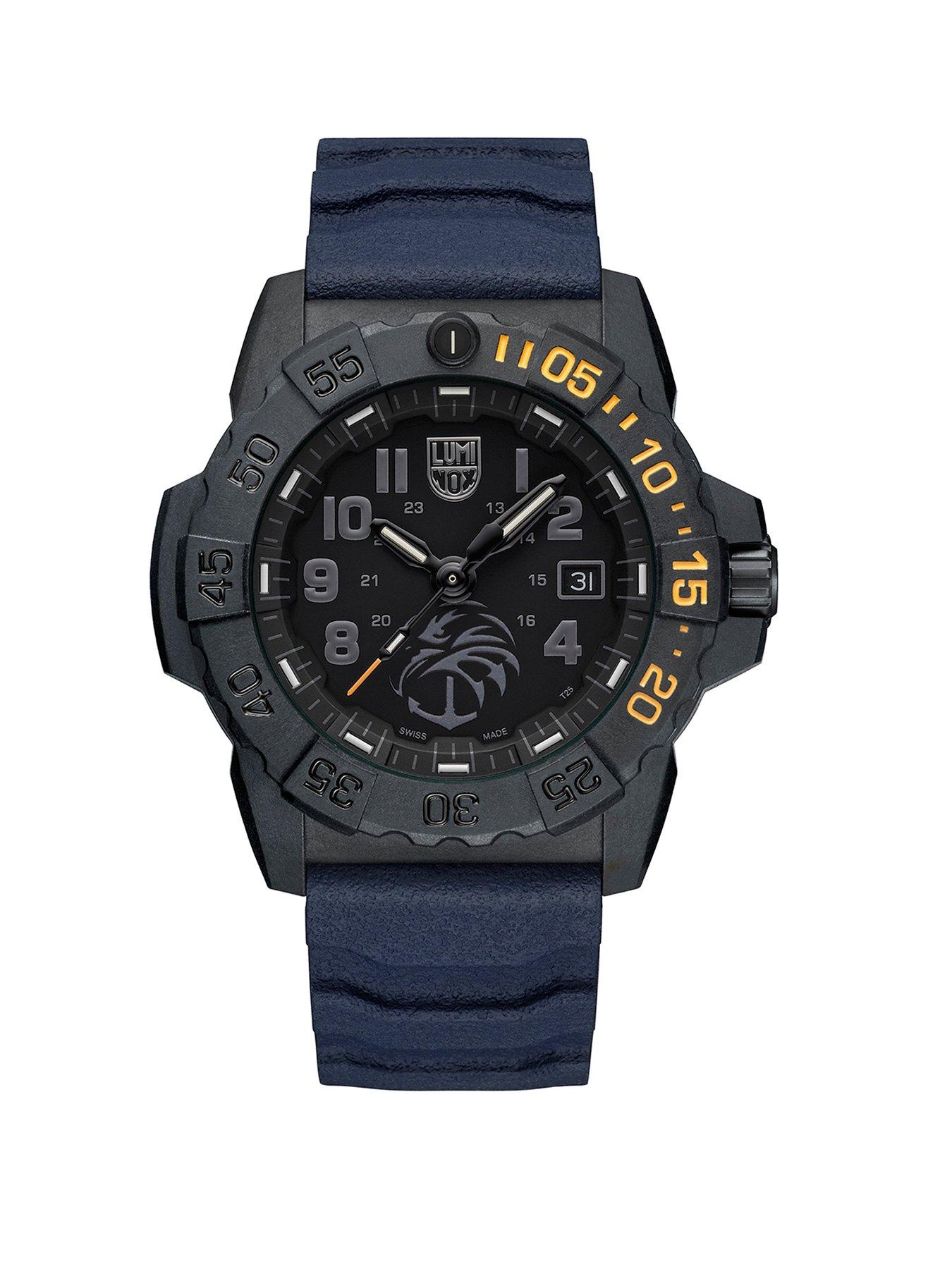 Luminox Navy Seal Foundation 3500 Series 'Guardian'Gry Dial Blu Stp