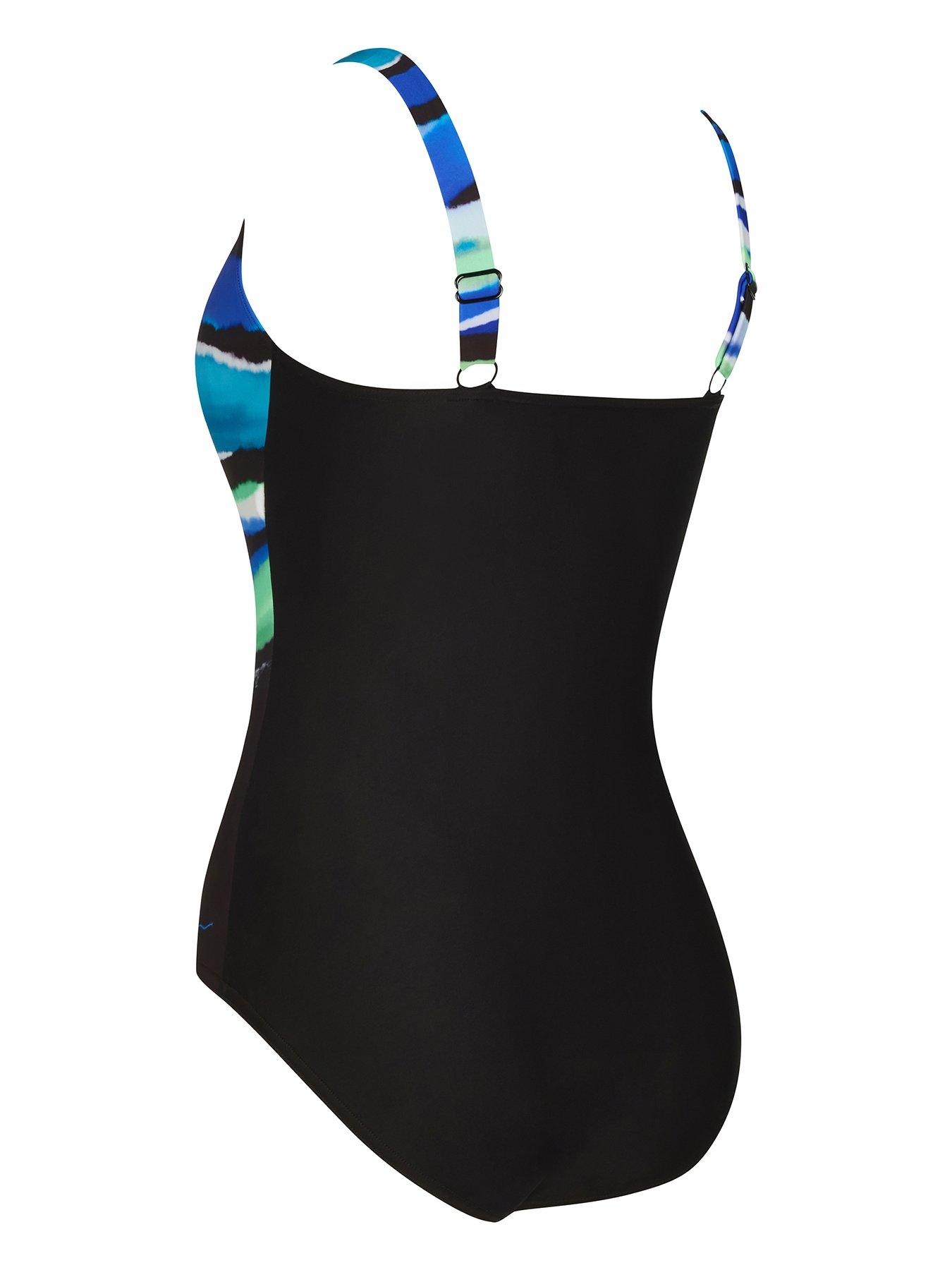 Image 5 of 5 of Zoggs Womens Elaine Adjustable Classicback Swimsuit - Black