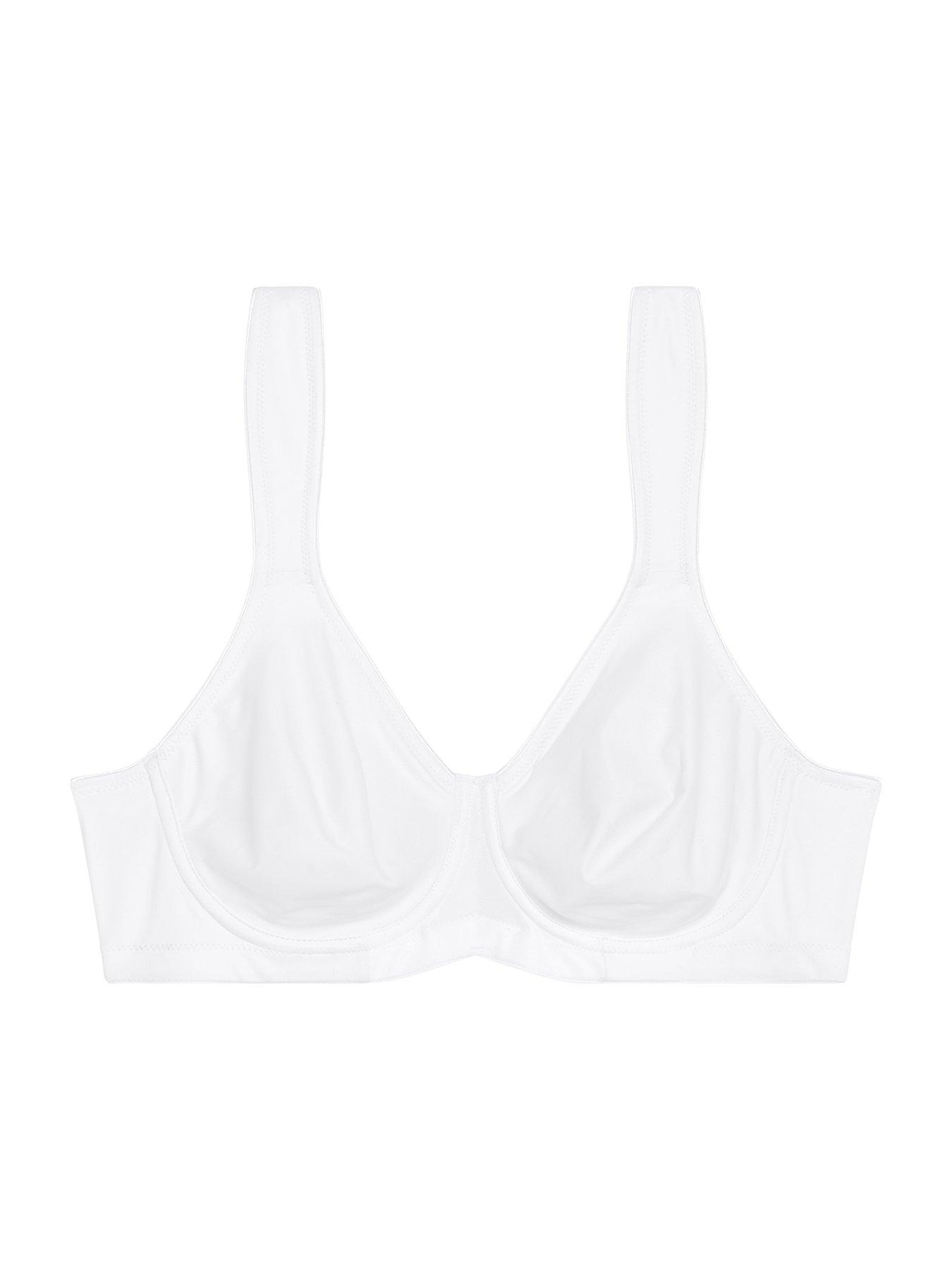 Image 4 of 4 of Miss Mary of Sweden Stay Fresh Essential Bh T-shirt Bra With Underwire - White