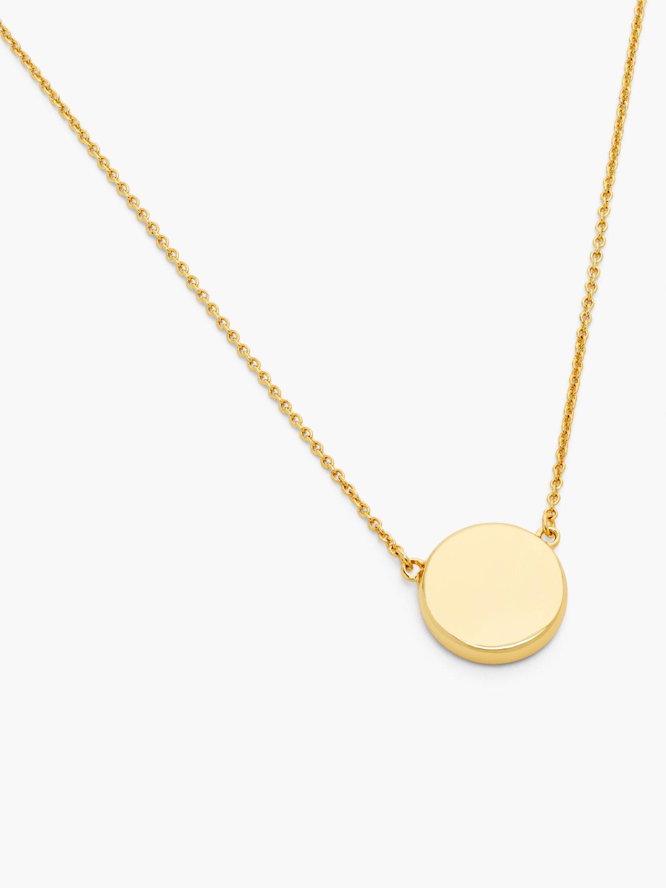 Image 4 of 4 of MARC JACOBS Button Pendant Necklace - Gold