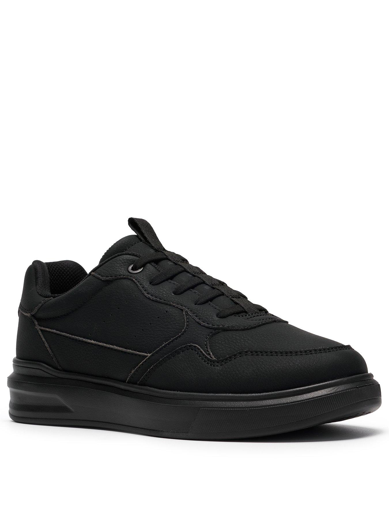 Image 2 of 6 of Clarks Youth Dawley Sport Leather Trainer - Black