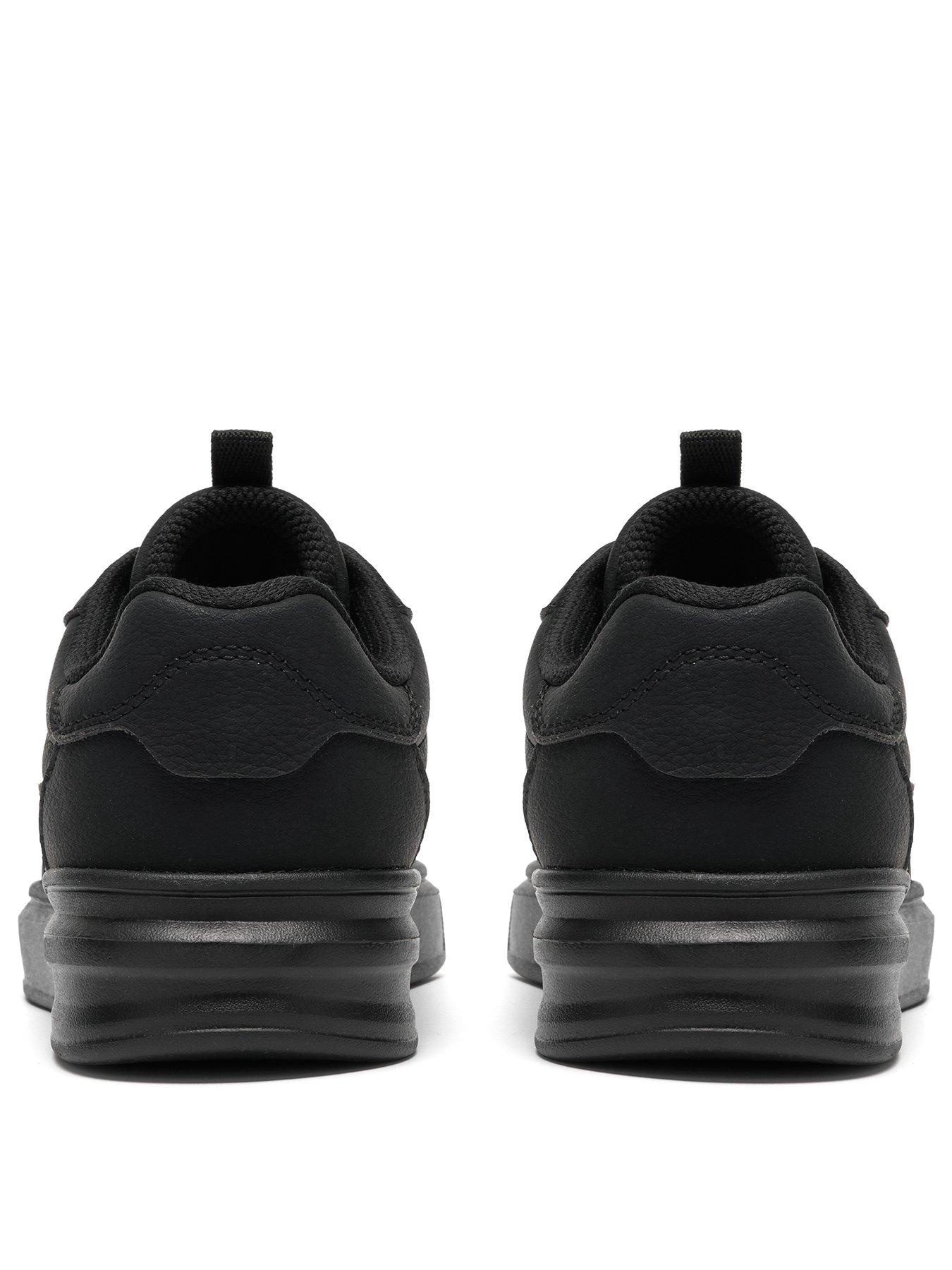 Image 3 of 6 of Clarks Youth Dawley Sport Leather Trainer - Black