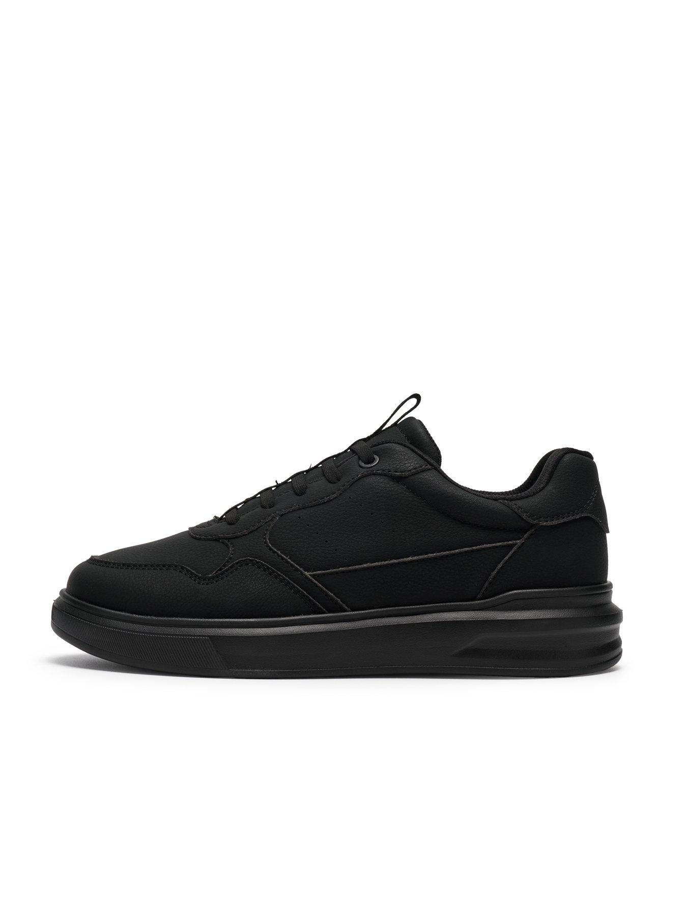 Image 6 of 6 of Clarks Youth Dawley Sport Leather Trainer - Black