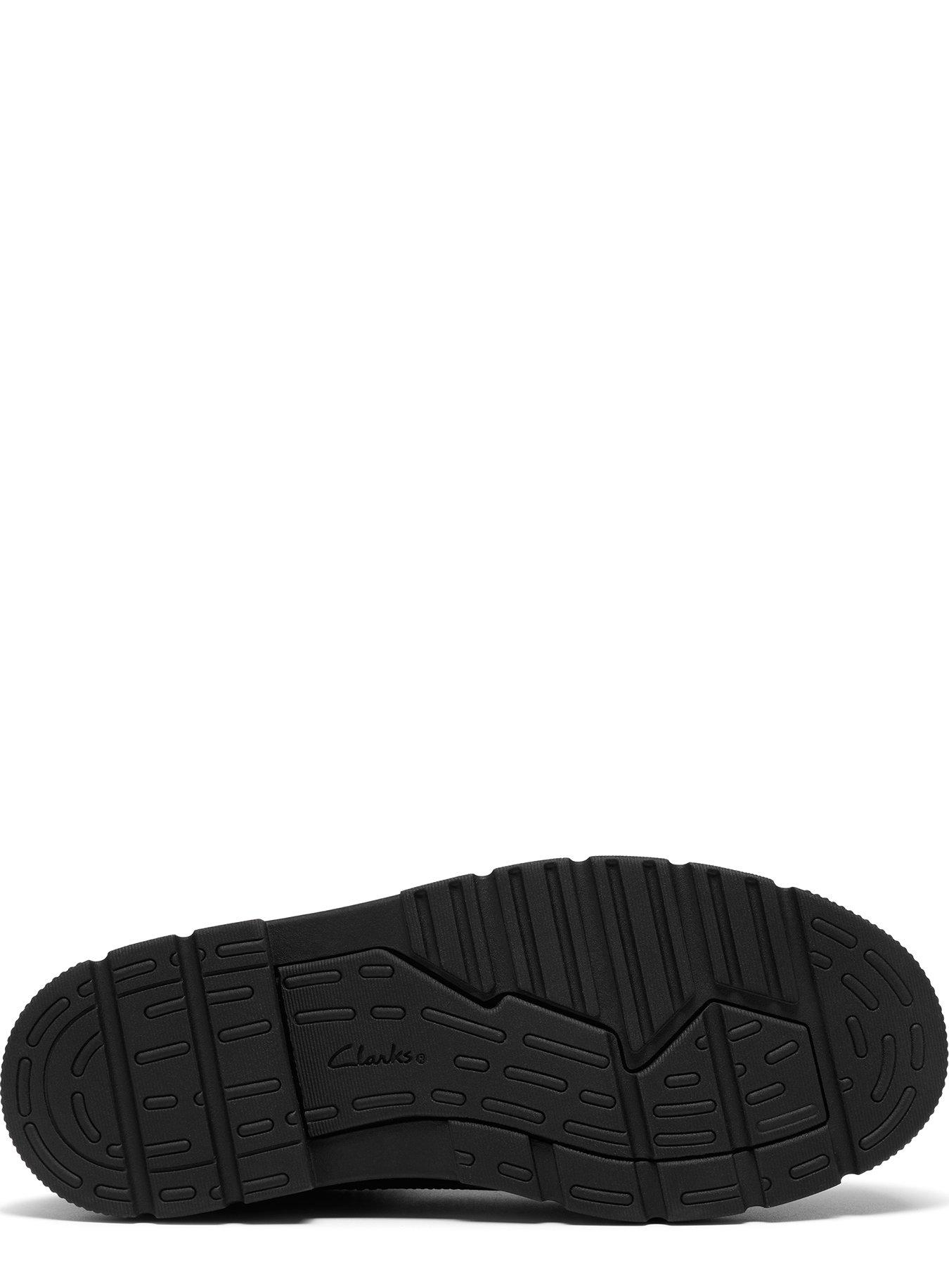 Image 5 of 6 of Clarks Youth Lorcam Lane Lace-up Leather Trainer - Black