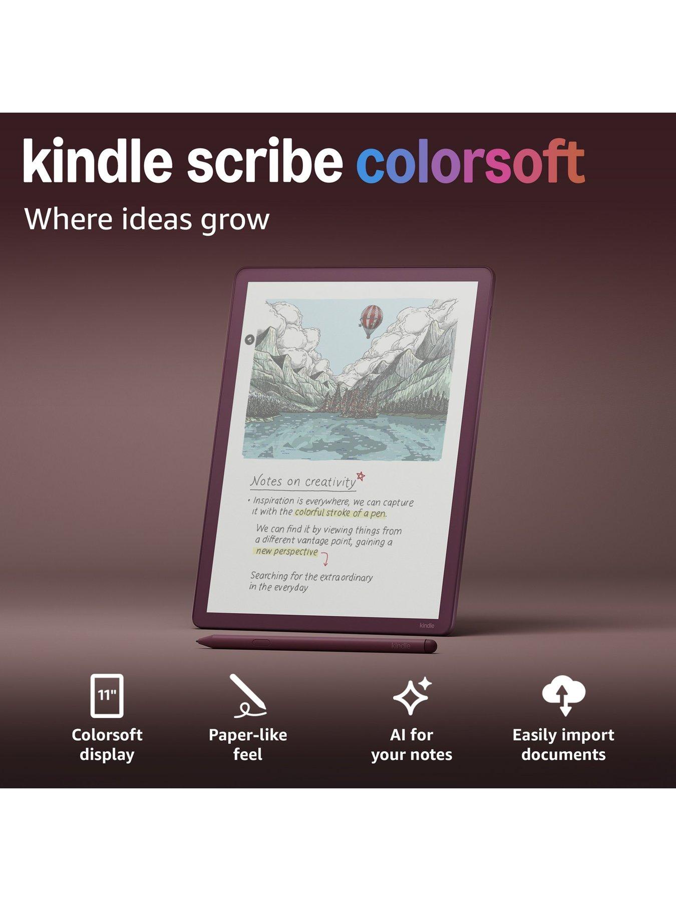 Image 2 of 7 of Amazon Amazon Kindle Scribe Colorsoft (2026 release) - 64GB, Fig