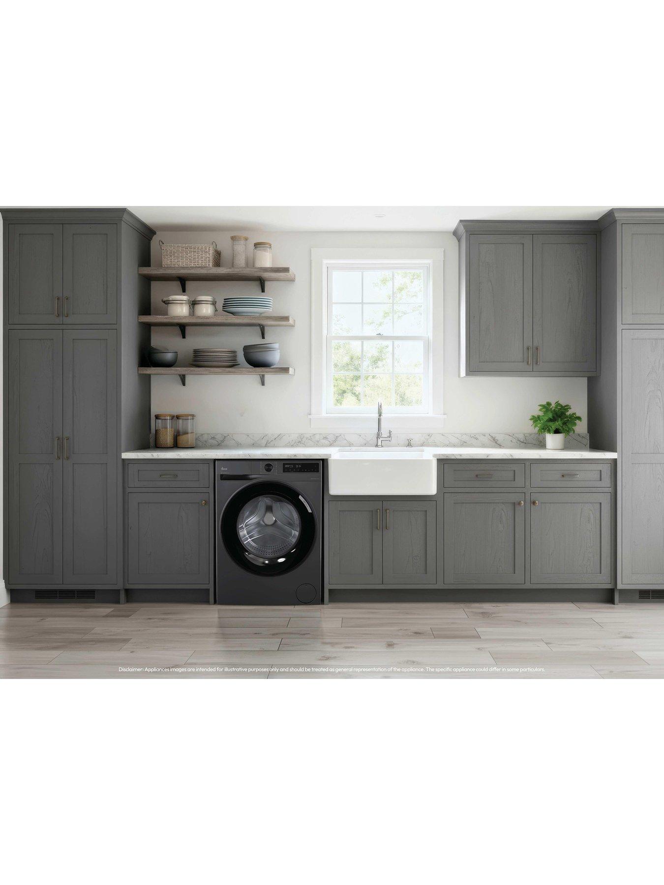 Image 2 of 7 of Hoover HBR 49SBL8G-80 Pro Wash Series 3, 9kg, A-20% Energy Class, 1400 rpm, Wifi, Freestanding Washing Machine - Graphite