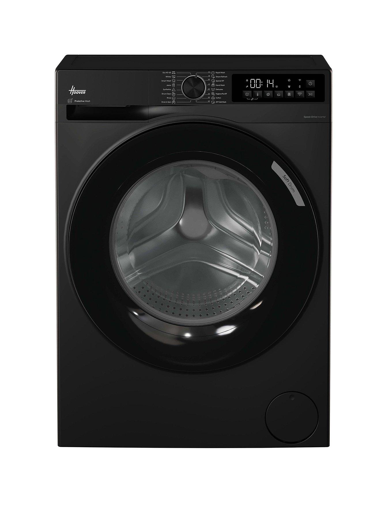 Hoover Pro Wash Series 3 HBR 49SBL8J-80 9kg Washing Machine, 1400 rpm, A Rated, Wifi - Black