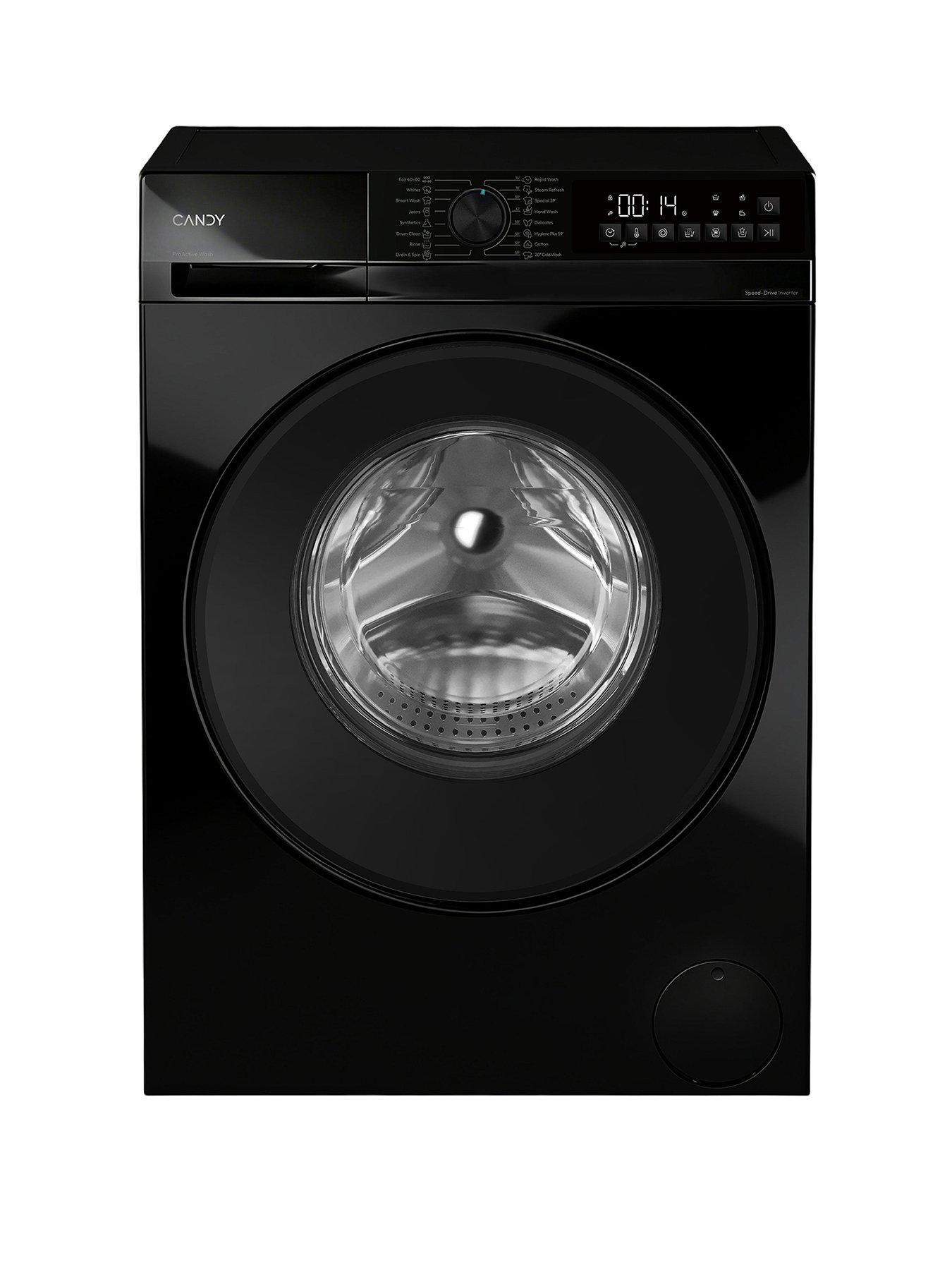 Candy GD 410B9B-80 Quick Pro, 9kg, A Energy Class, 1400 rpm Washing Machine - Black