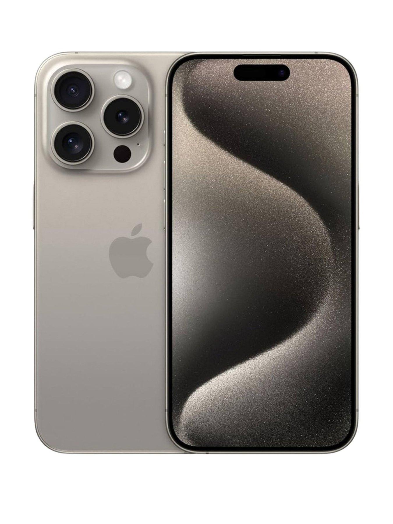 Refurbished Apple iPhone 15 Pro - 256GB, Natural Titanium (Pristine Condition)