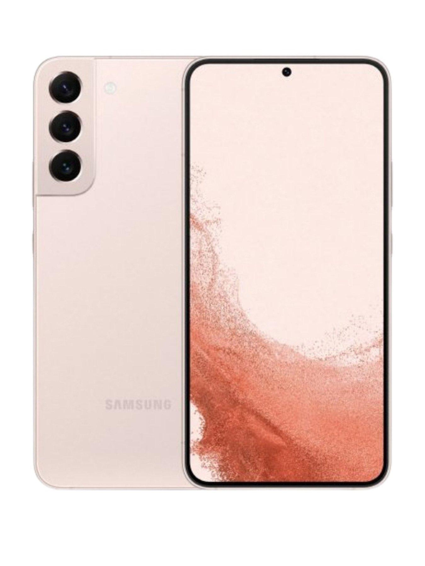 Refurbished Samsung S22 5G - 128GB, Mobile - Pink Gold (Pristine Condition)