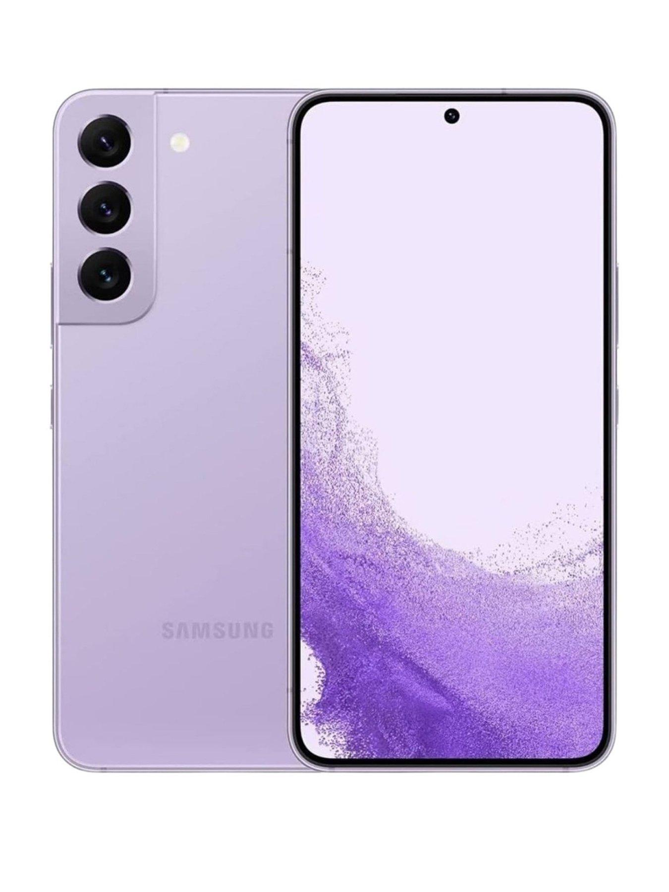 Refurbished Samsung S22 5G - 128GB, Mobile - Violet (Pristine Condition)