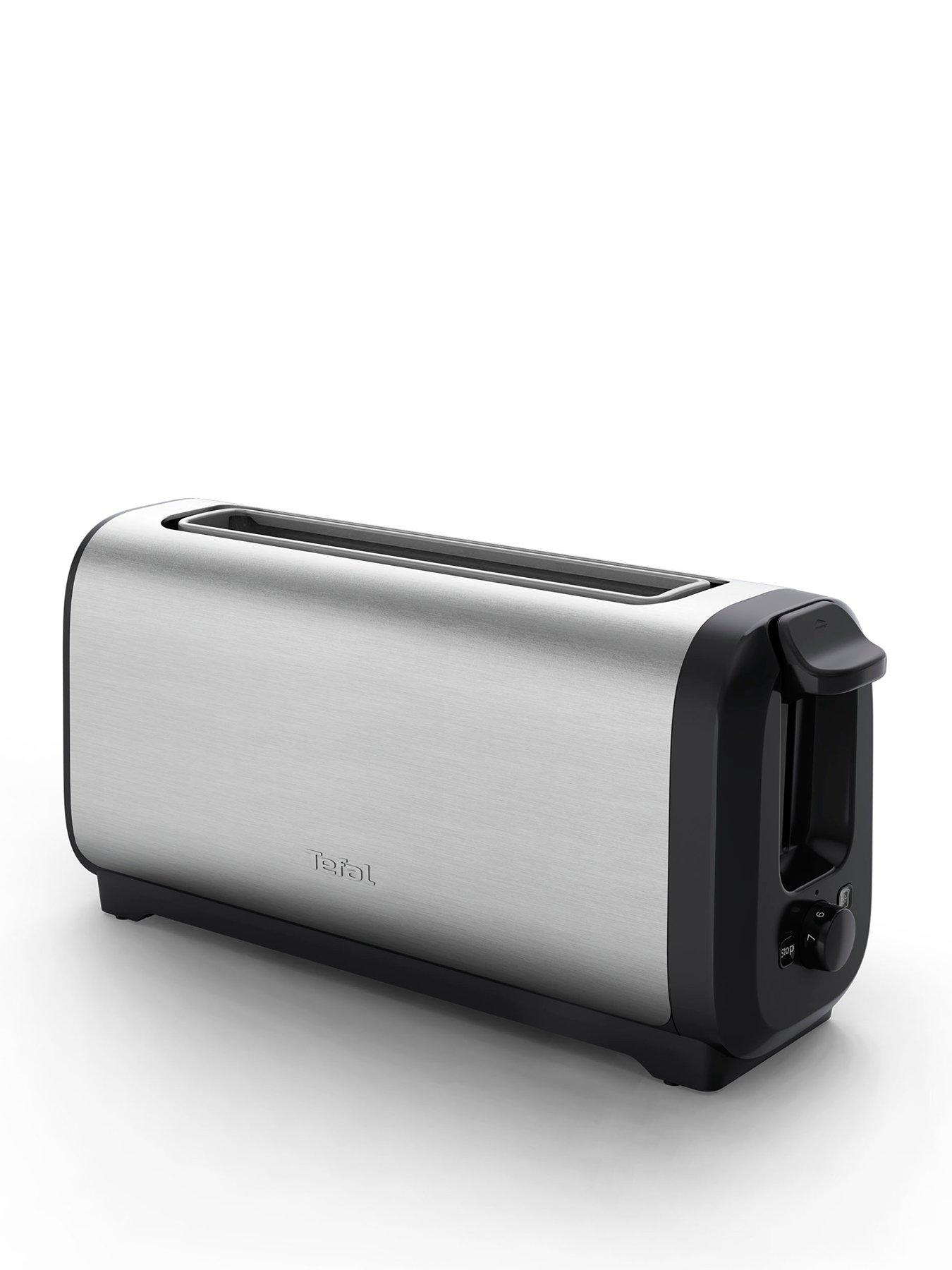 Tefal Subito TL5S0DG0 Long slot 1550W Toaster Stainless Steel