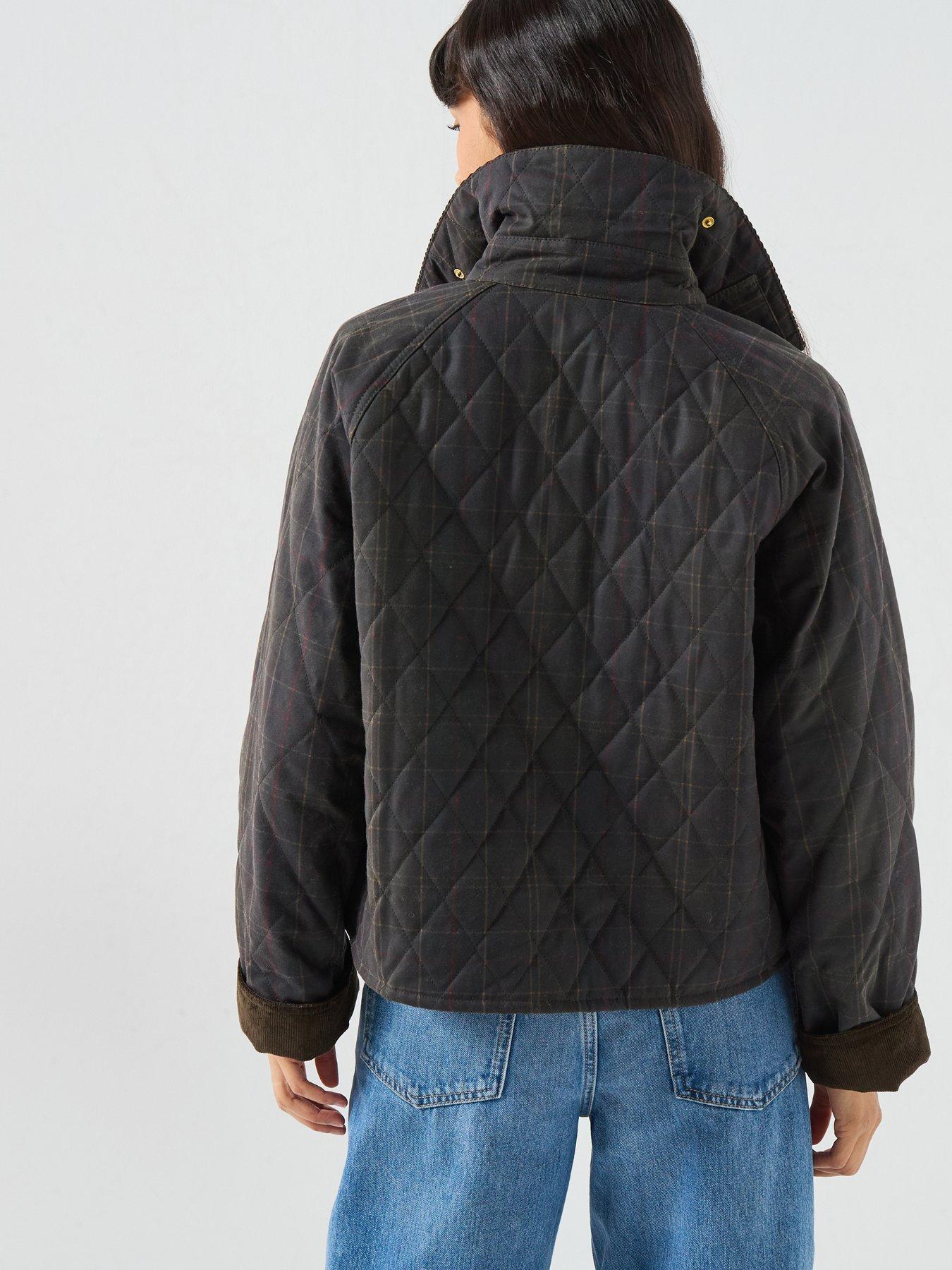 Image 2 of 6 of Barbour Icons Tartan Reimagined Quilted Spey Wax Jacket