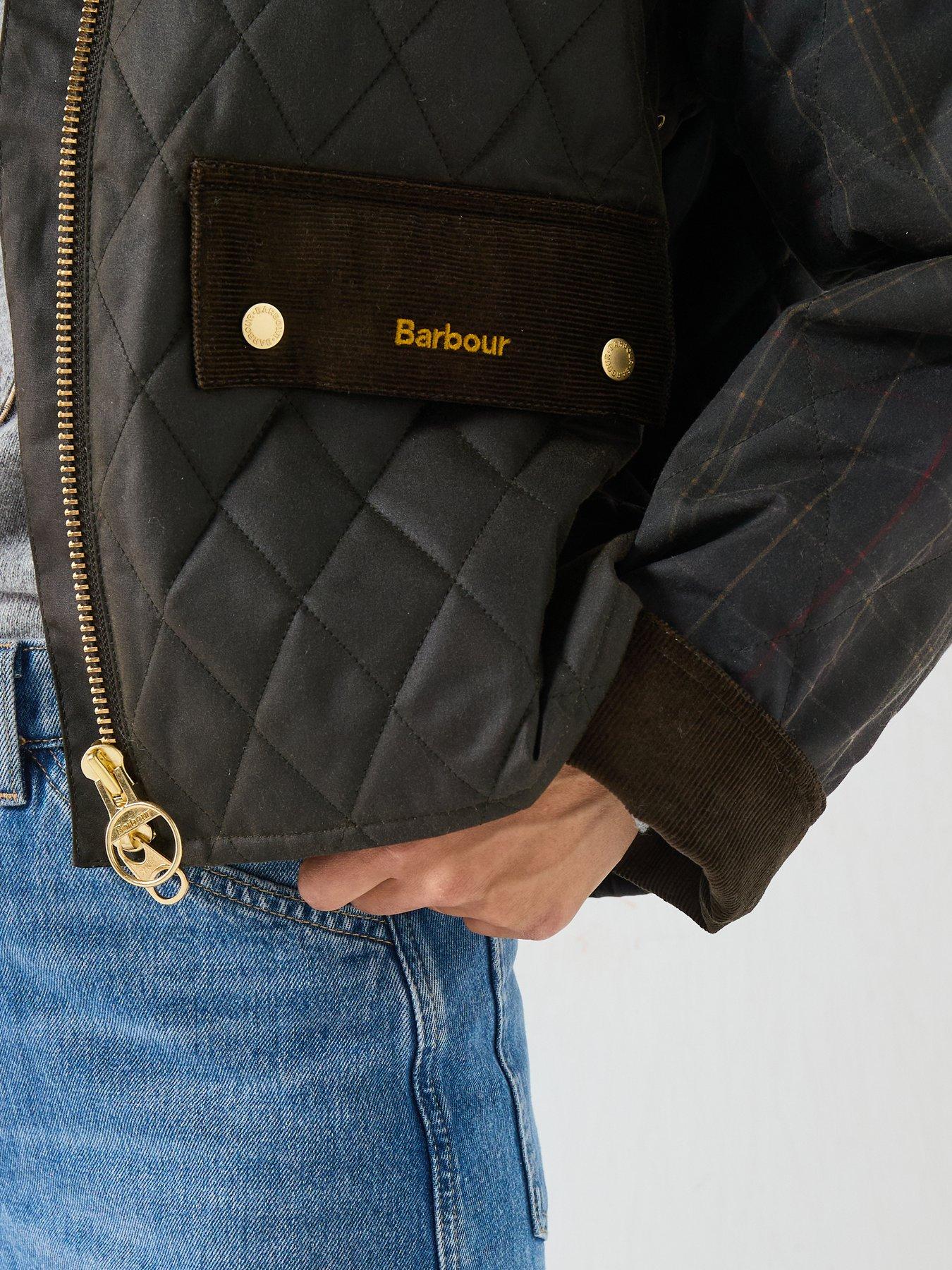 Image 6 of 6 of Barbour Icons Tartan Reimagined Quilted Spey Wax Jacket
