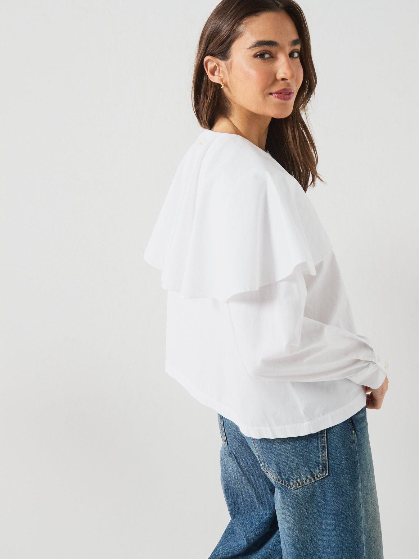 Image 6 of 6 of Barbour Womens Willowmere Cape Overlay Shirt - Cream