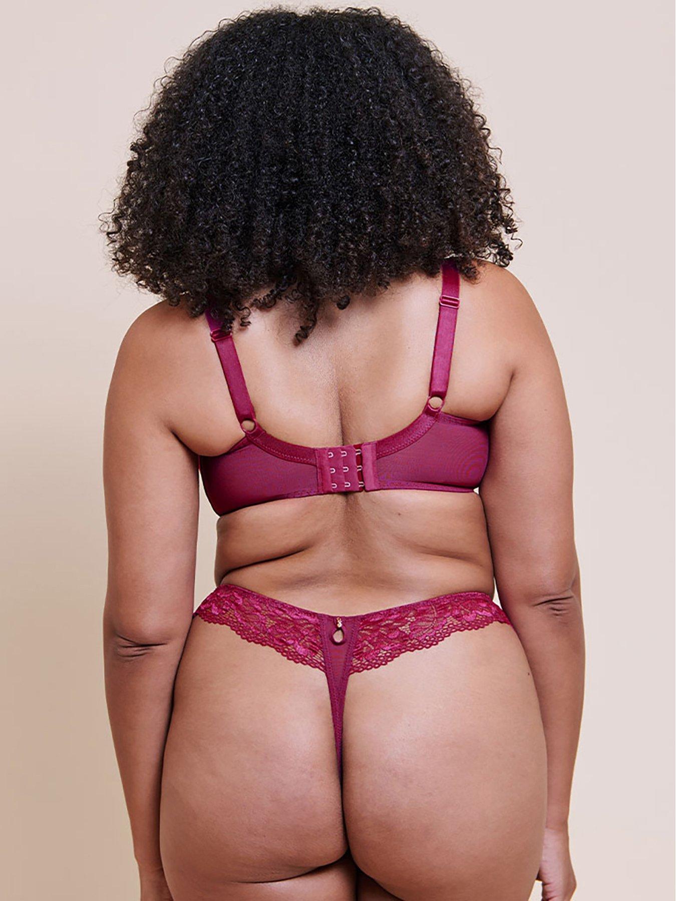 Image 2 of 5 of Curvy Kate Boost Sweetheart Padded Balcony Bra - Magenta Pink