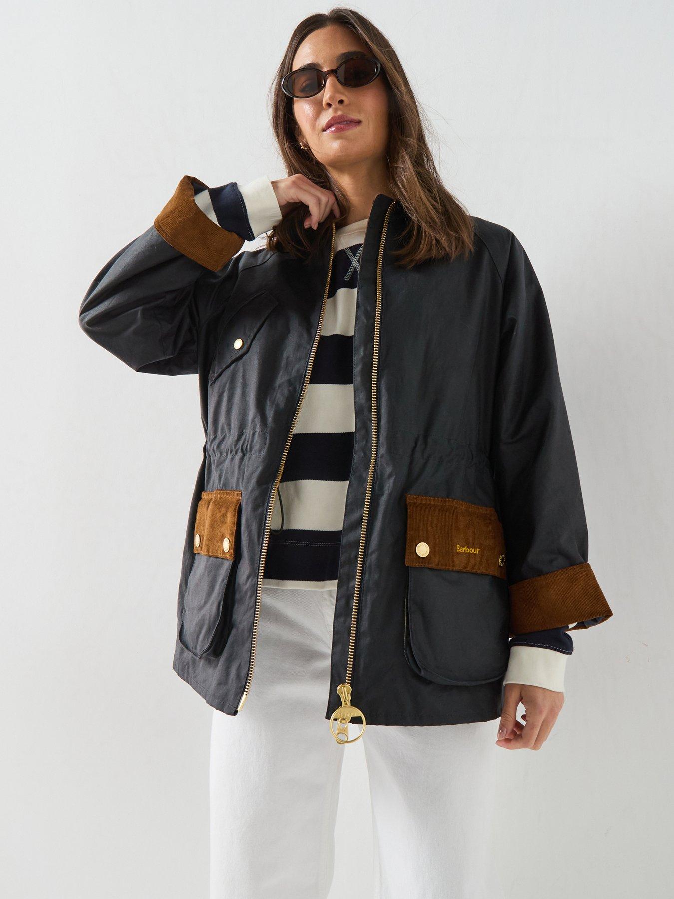 Barbour Treeton Wax Jacket - Blue