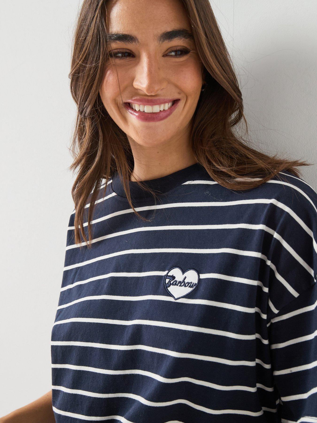 Image 4 of 6 of Barbour Ambleside Striped Top - Blue