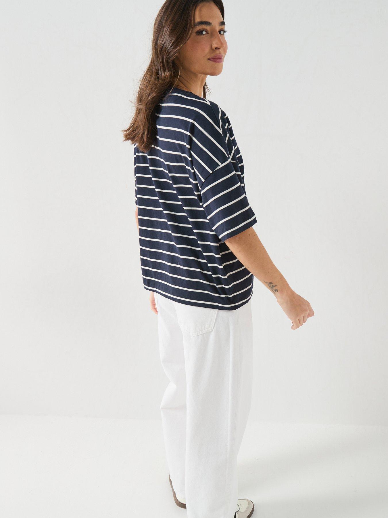 Image 6 of 6 of Barbour Ambleside Striped Top - Blue