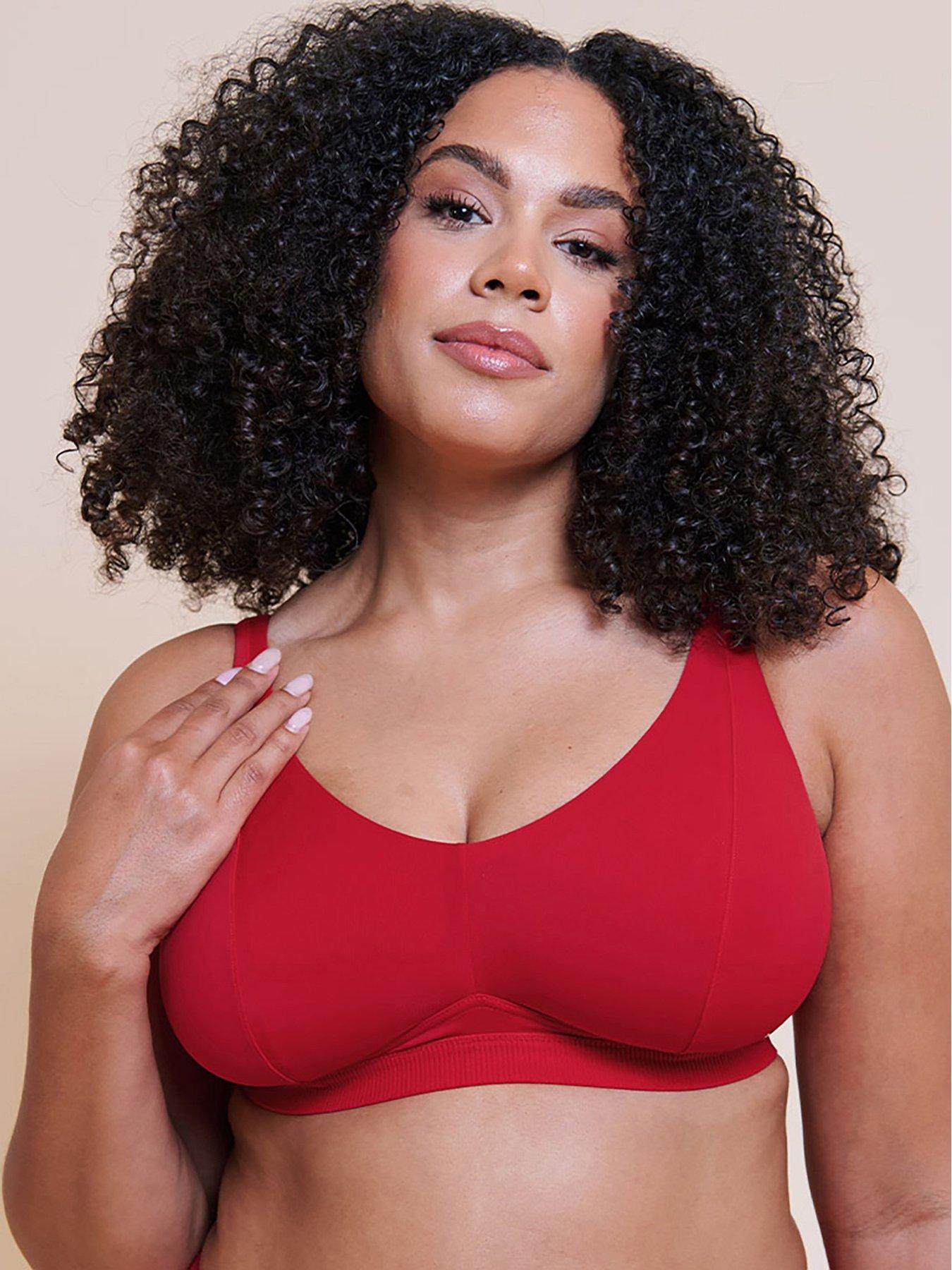 Curvy Kate Curvy Kate Zen Non-wired Bralette - Red