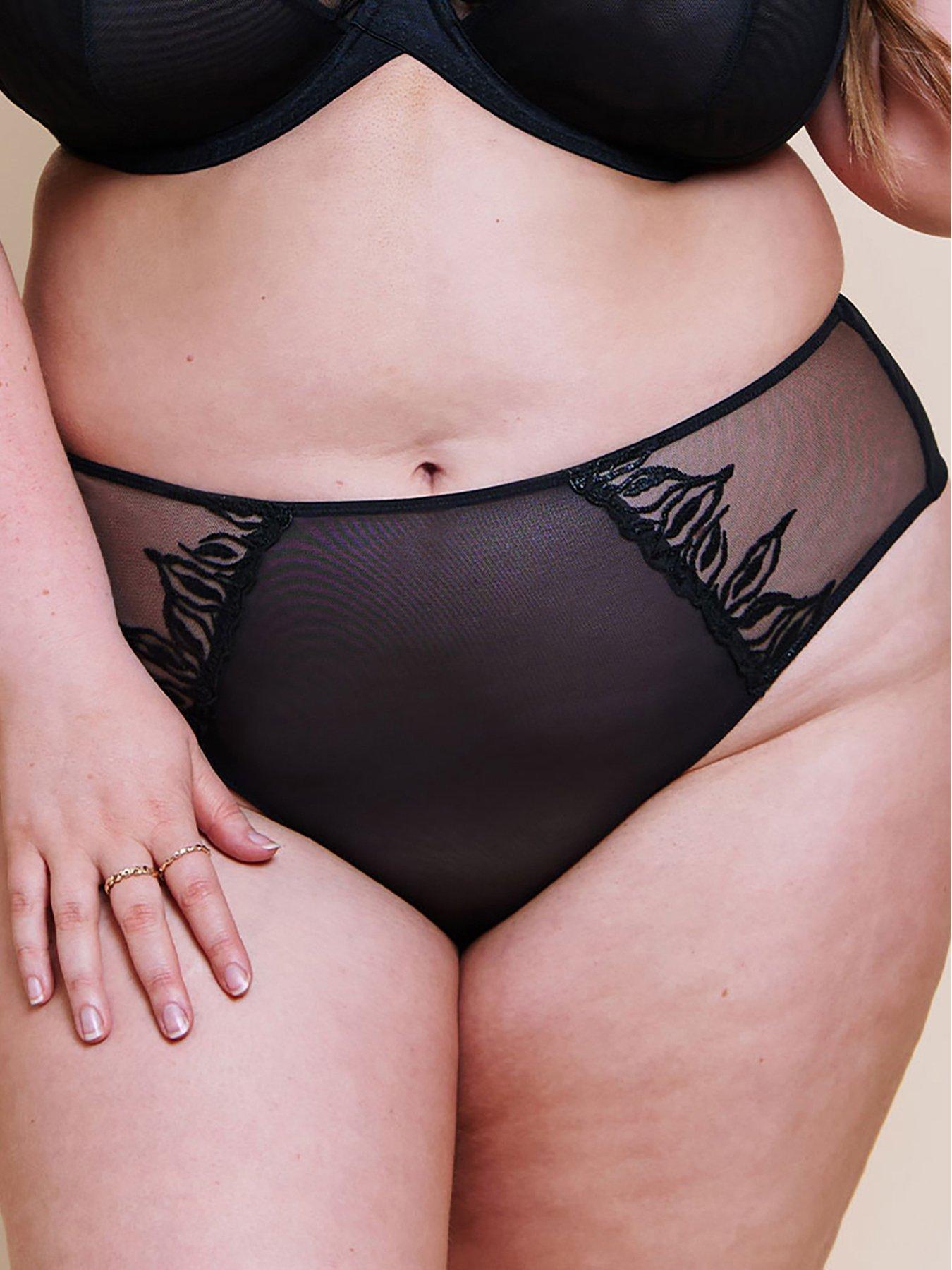 Curvy Kate Curvy Kate Flare Deep Thong - Black