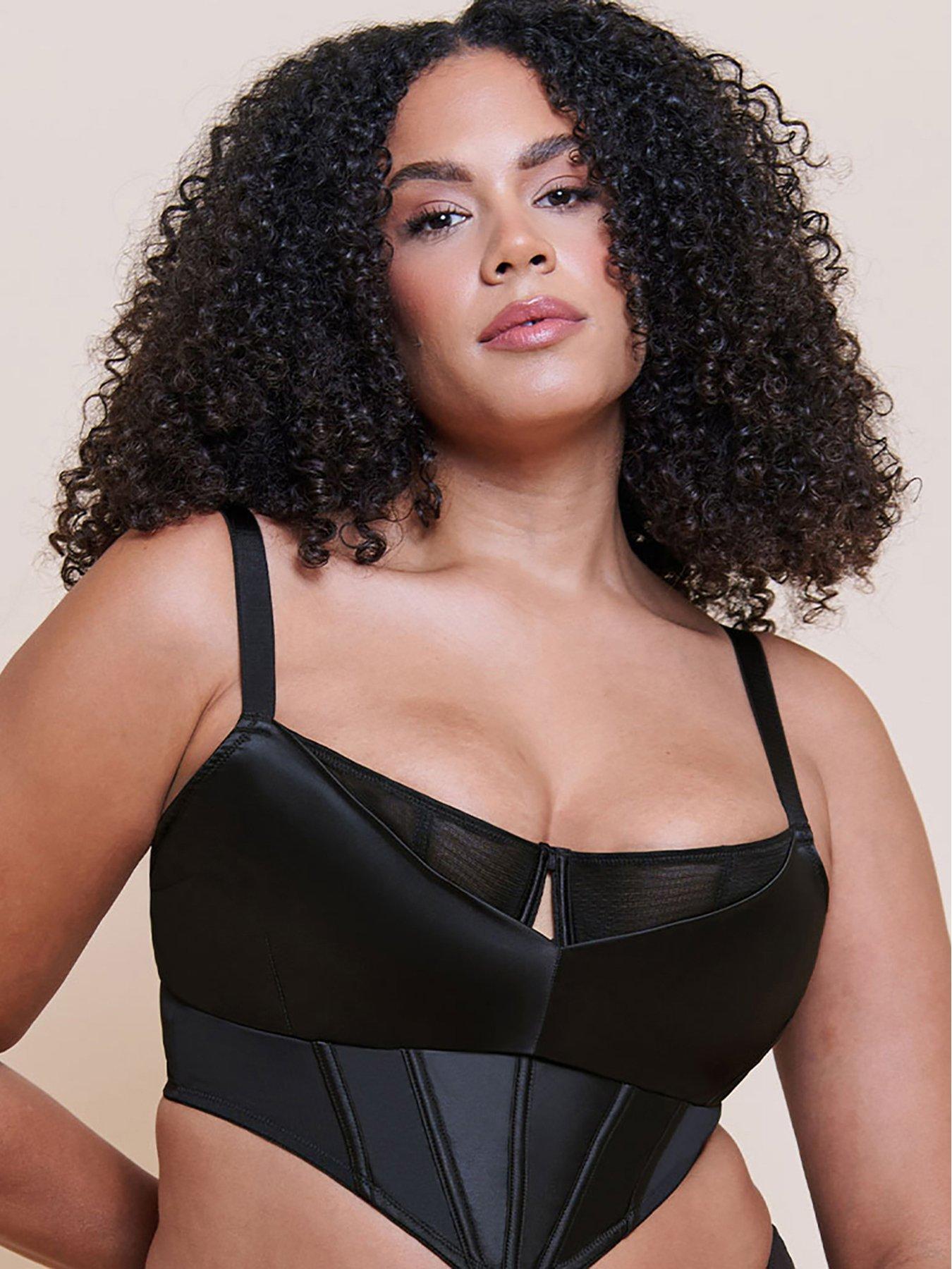 Curvy Kate Unapologetic Longline Balcony Bra - Black