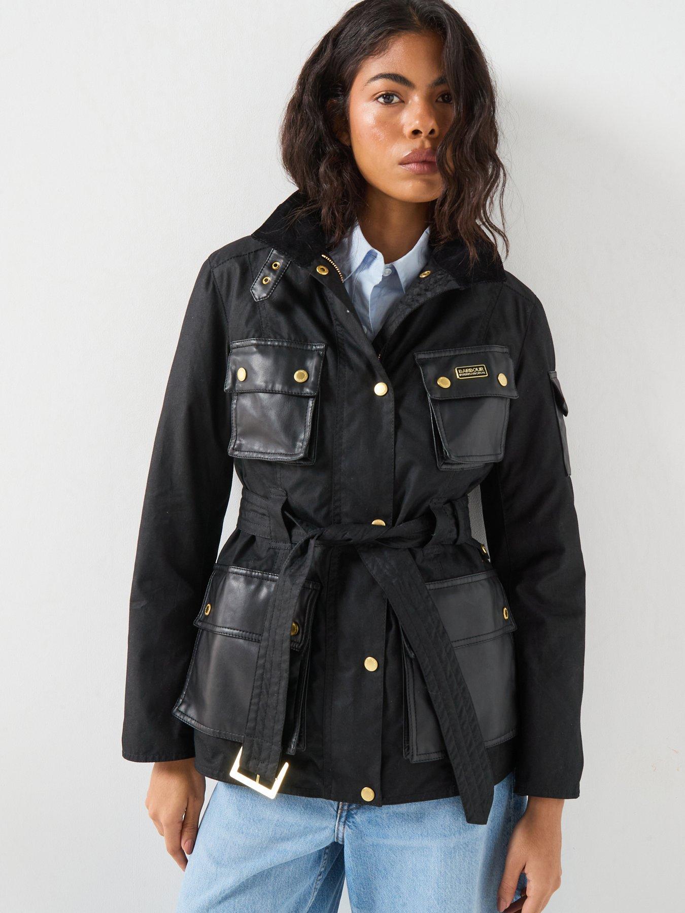 Barbour International Original Waxed Jacket - Black