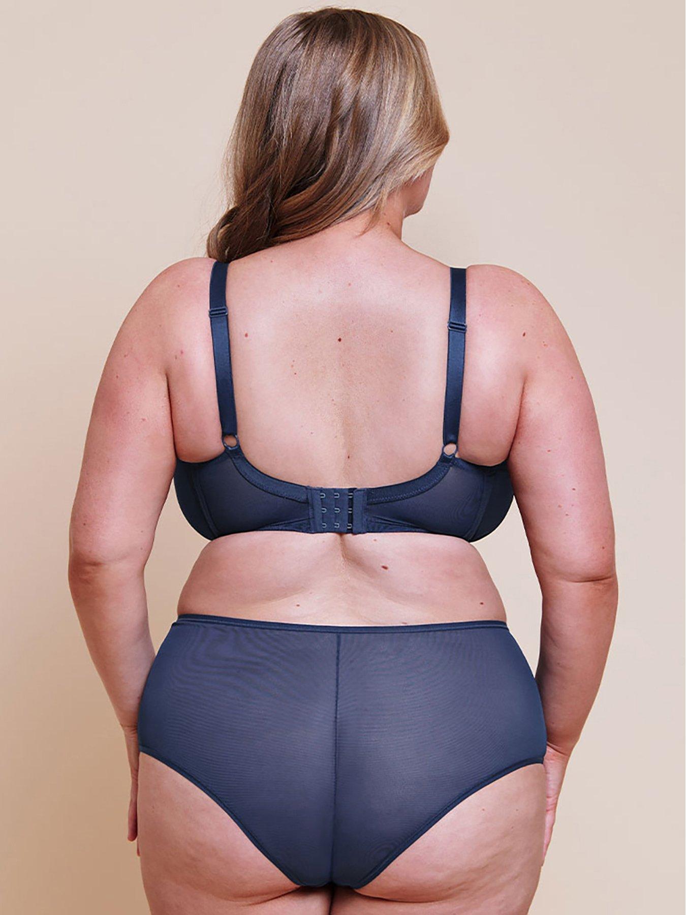 Image 2 of 6 of Curvy Kate Curvy Kate Victory Side Support Balcony Bra - Navy Blue